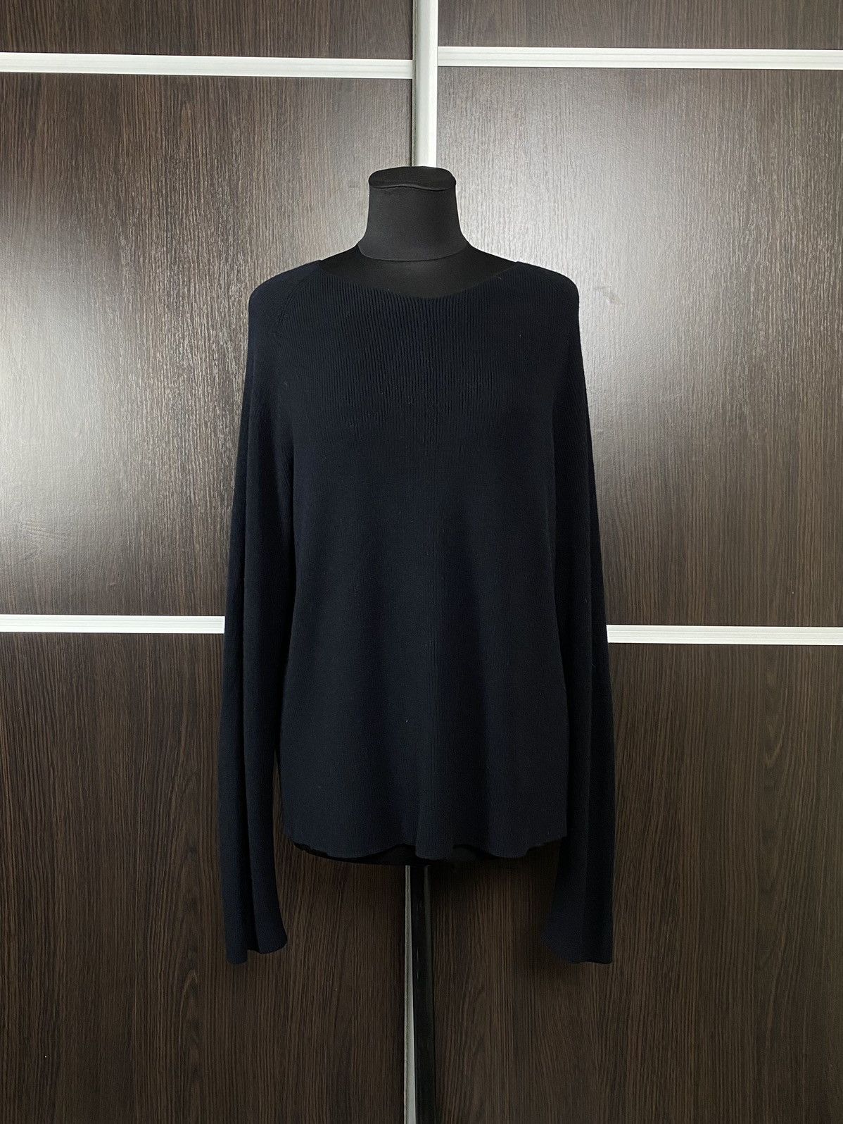 Annette Gortz × Designer Annette Gortz Black Knit Designer Sweater pullover Size L / US 10 / IT 46 - 1 Thumbnail