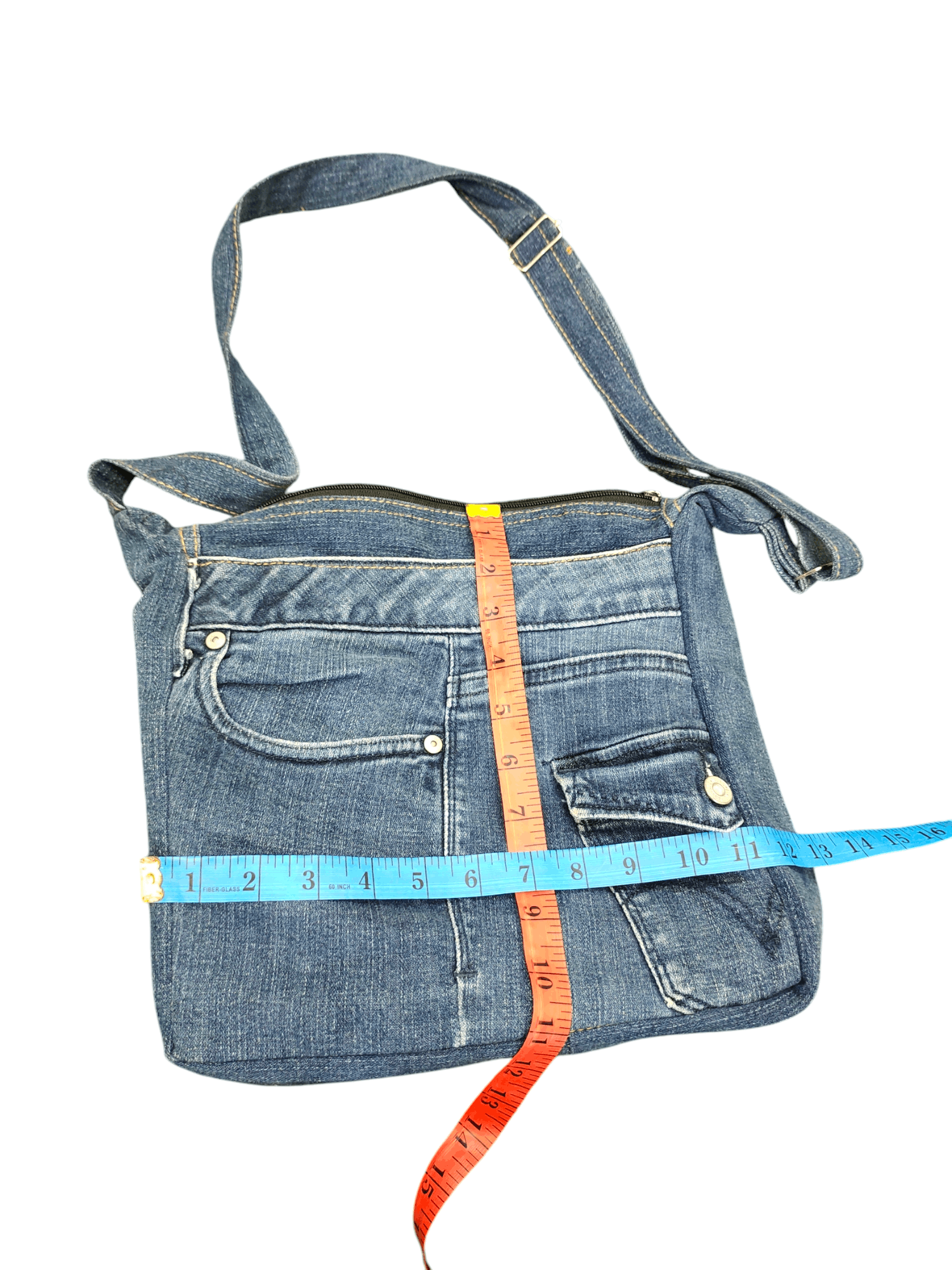 Japanese Brand Vintage Levis Custom Crossbody Sling Denim Bag Size ONE SIZE - 15 Thumbnail