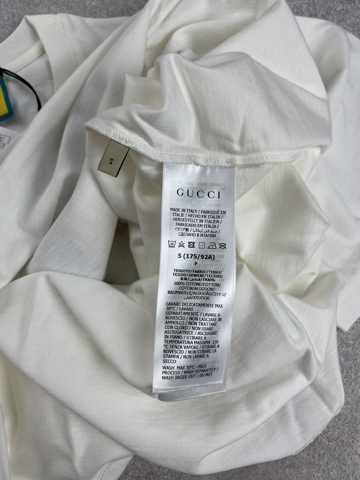 Adidas × Gucci Adidas x Gucci Cotton Jersey T-Shirt White Size S Size US S / EU 44-46 / 1 - 8 Thumbnail