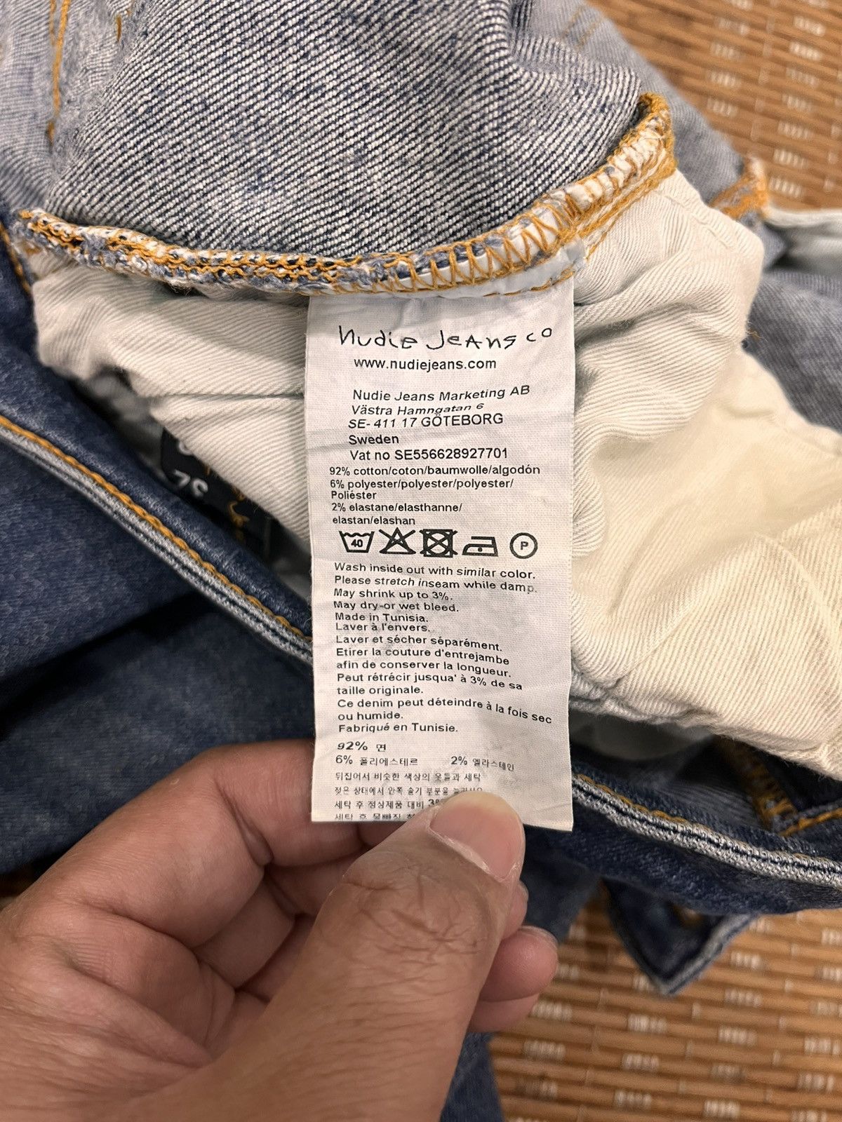 Nudie Jeans Nudie Jeans Skinny Lin Denim Size US 30 / EU 46 - 14 Thumbnail