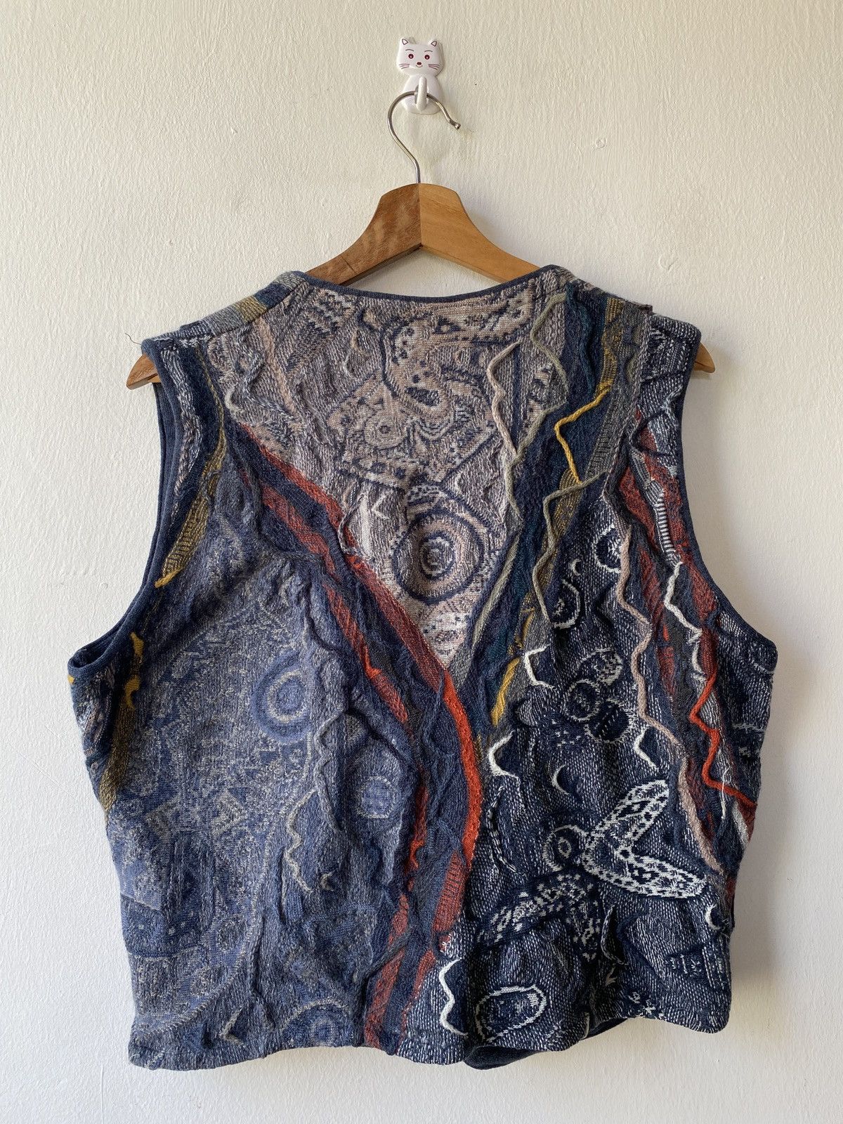 Coogi Vintage Aklanda Australia Made Pure Wool Vests Size US L / EU 52-54 / 3 - 2 Thumbnail