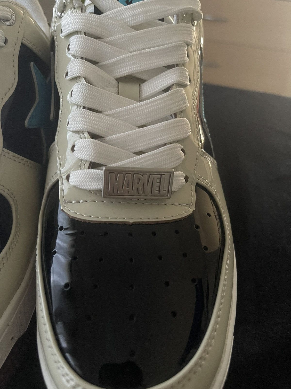 Bape × Marvel Comics Bape x Marvel Rocket Raccoon Bapesta Size US 9.5 / EU 42-43 - 7 Thumbnail