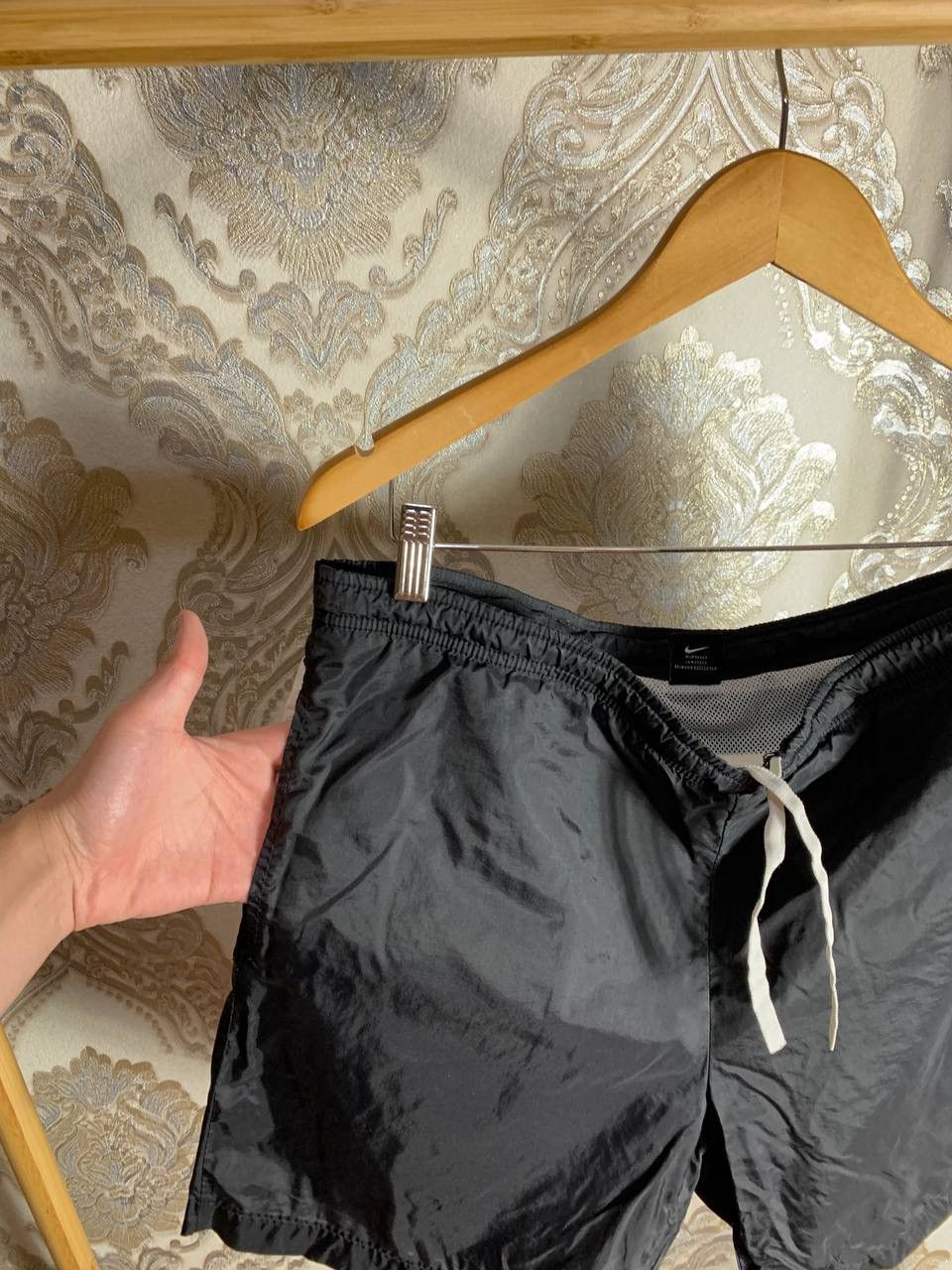 Nike VERY RARE NIKE RETRO NYLON SHORTS BIG LOGO DRILL Y2K 90s SK8 Size US 34 / EU 50 - 3 Thumbnail