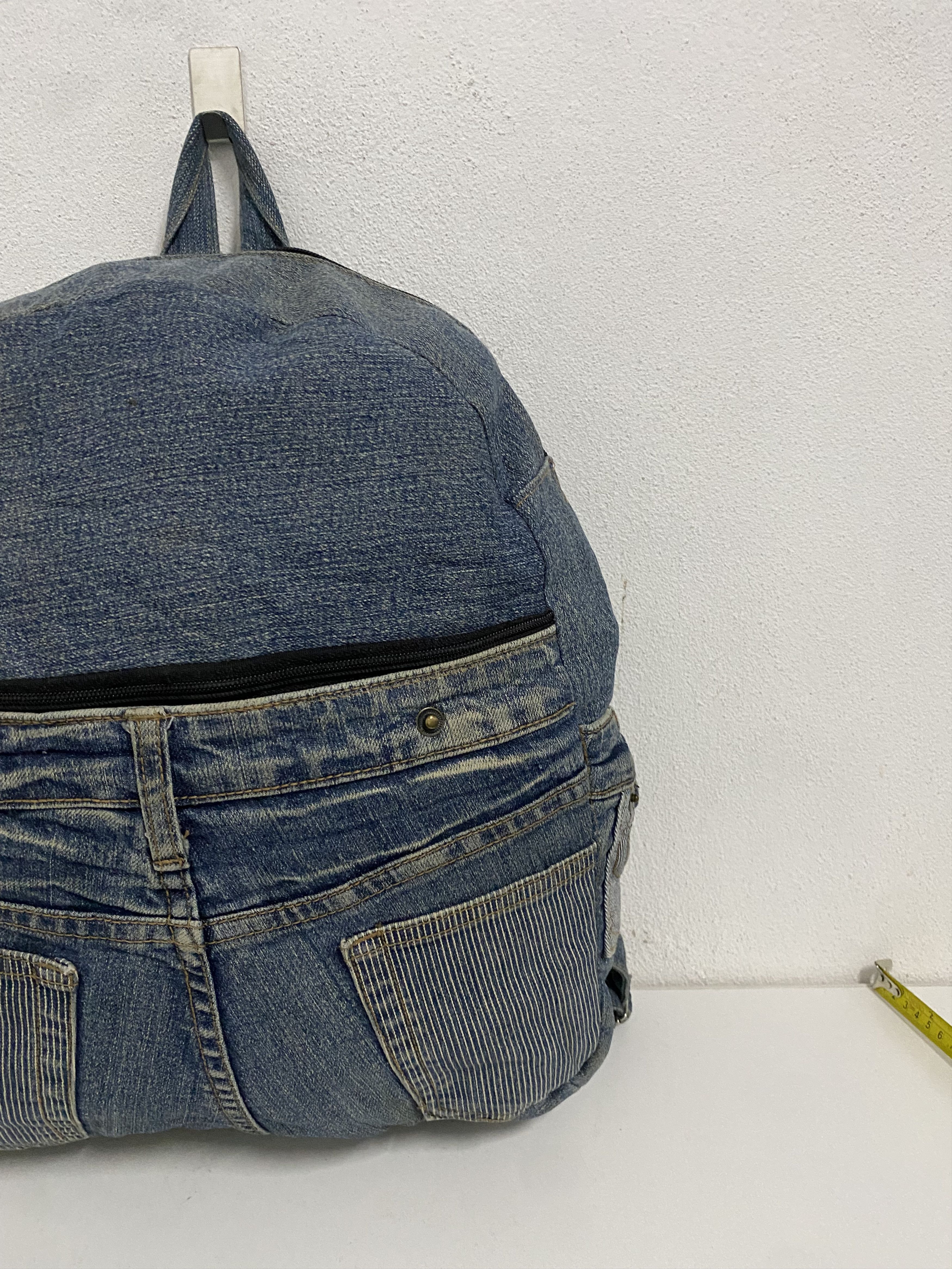Handmade Custom Handmade Denim Backpack Size ONE SIZE - 3 Thumbnail
