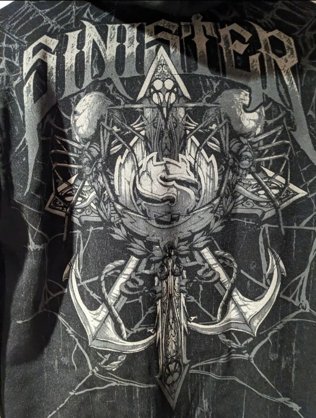Affliction × Southpole × Vintage Vintage Y2K Sinister MMA UFC Youth Large Full Zip Hoodie Size US L / EU 52-54 / 3 - 2 Thumbnail
