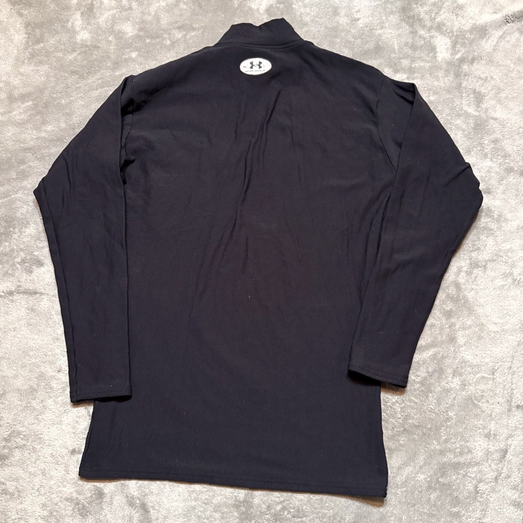 Under Armour Under Armour Cold Gear Fitted Shirt Mens XL Black Fitted Mock Neck Size US XL / EU 56 / 4 - 7 Thumbnail