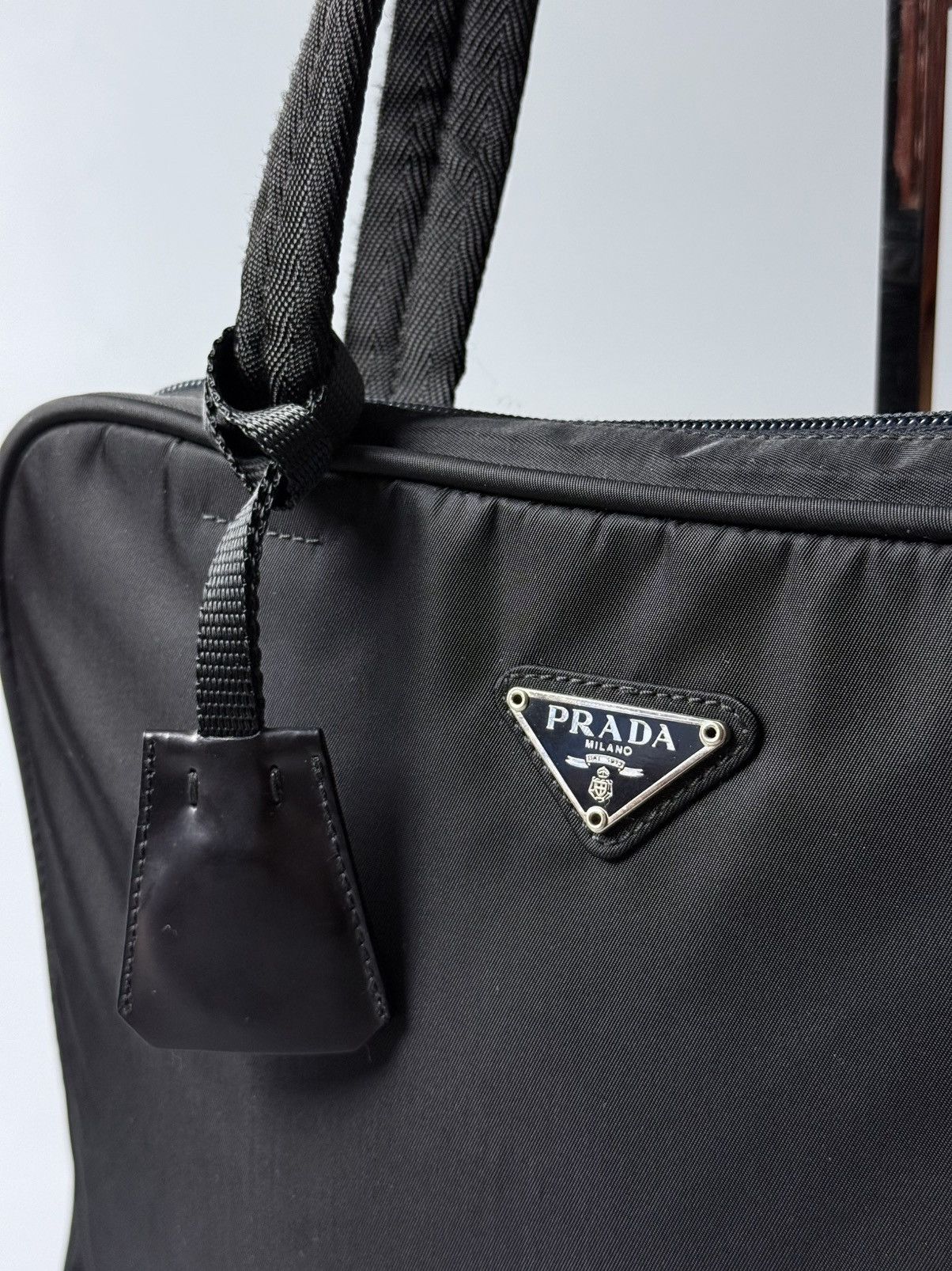 Prada Vintage Prada Bowling Bag Size ONE SIZE - 4 Thumbnail