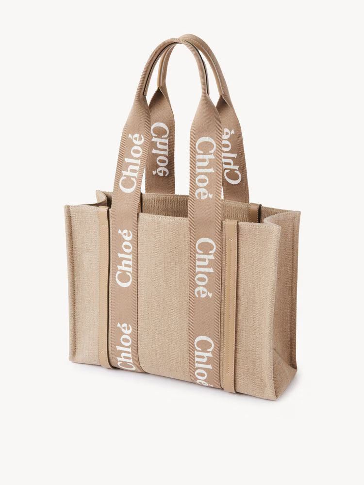 Chloe o1loc1c10226 Size: OS / Woody Tote Medium Bag Boyish Brown Size ONE SIZE - 3 Thumbnail