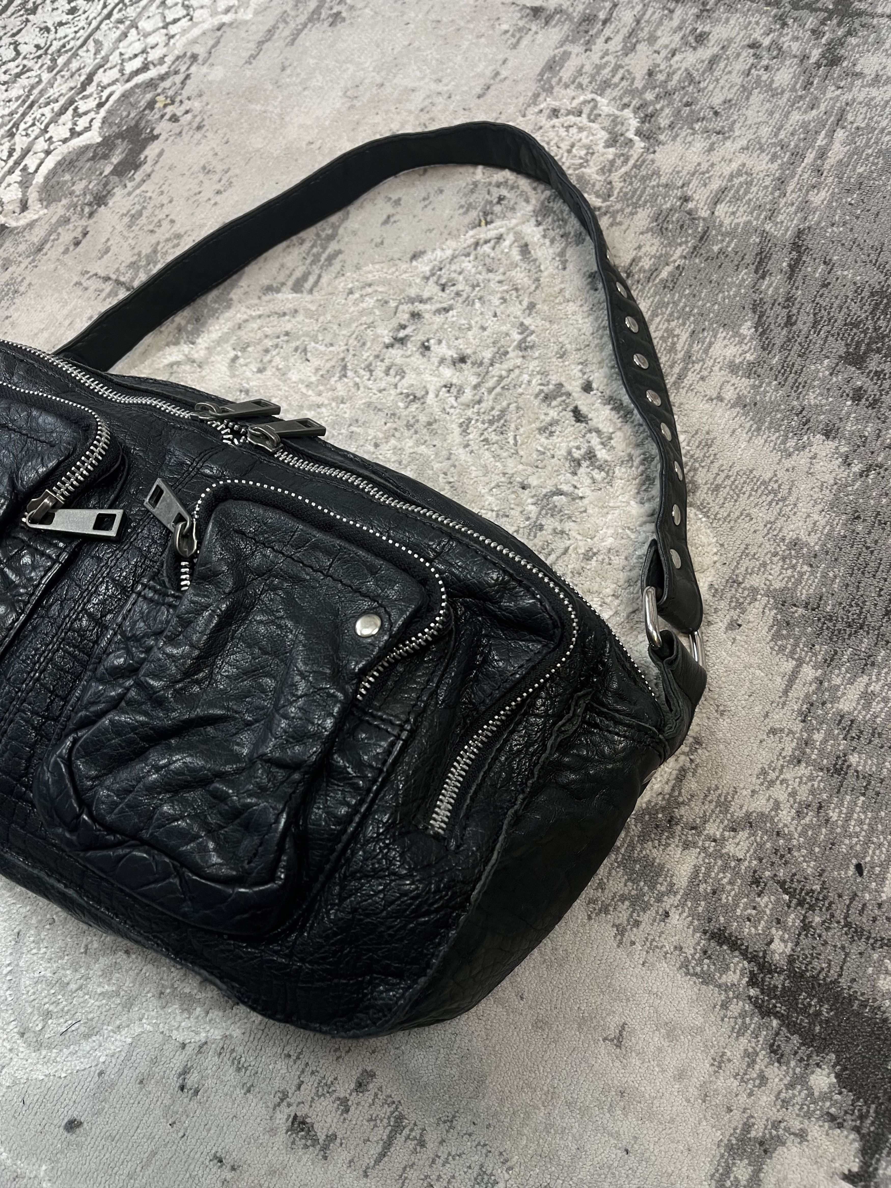 Vintage Vintage Balenciaga style leather bag y2k avantgarde Size ONE SIZE - 4 Thumbnail