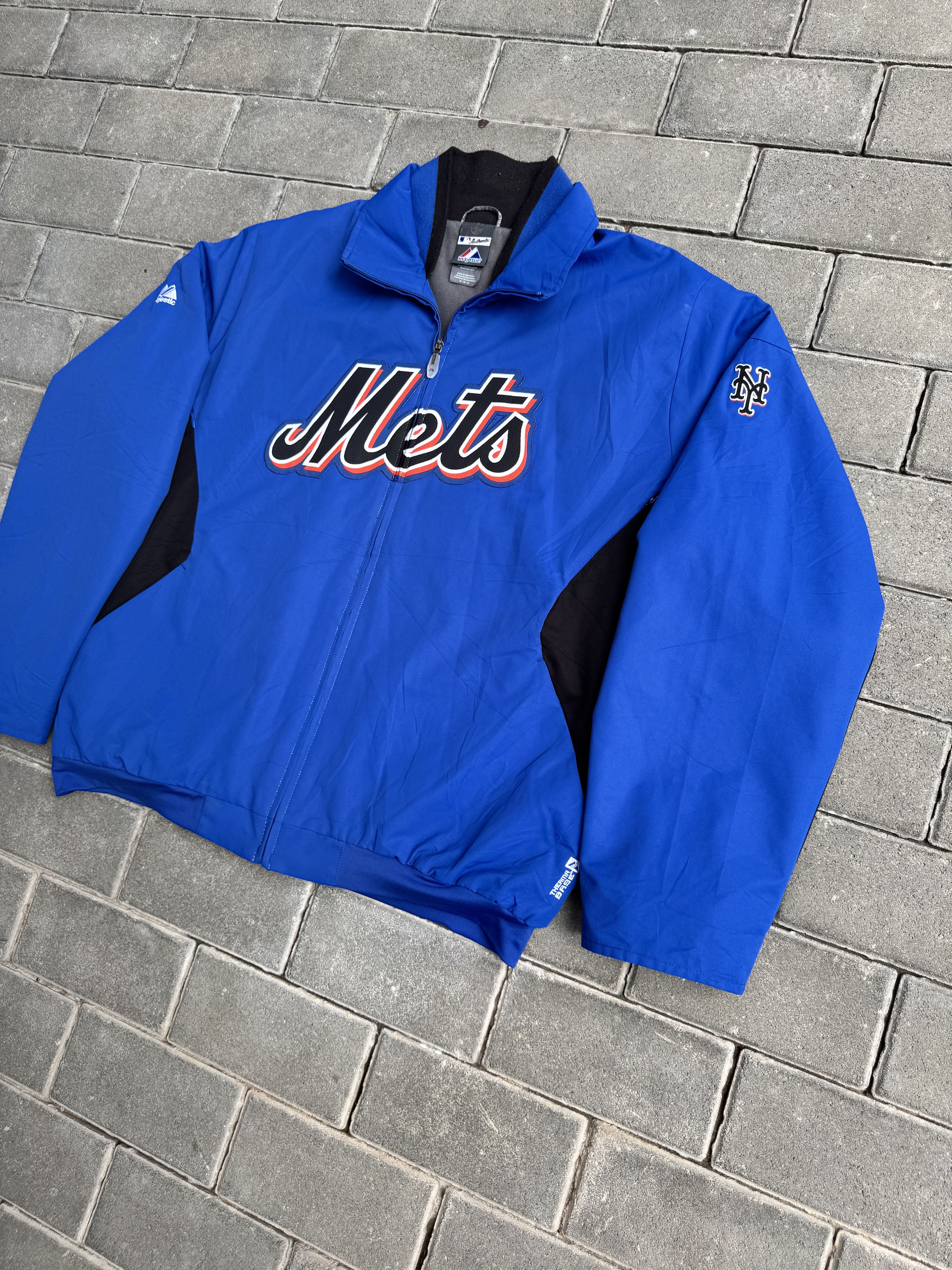 Majestic Mets Heavy Bullpen Jacket Majestic Therma Base NY Size US M / EU 48-50 / 2 - 2 Thumbnail