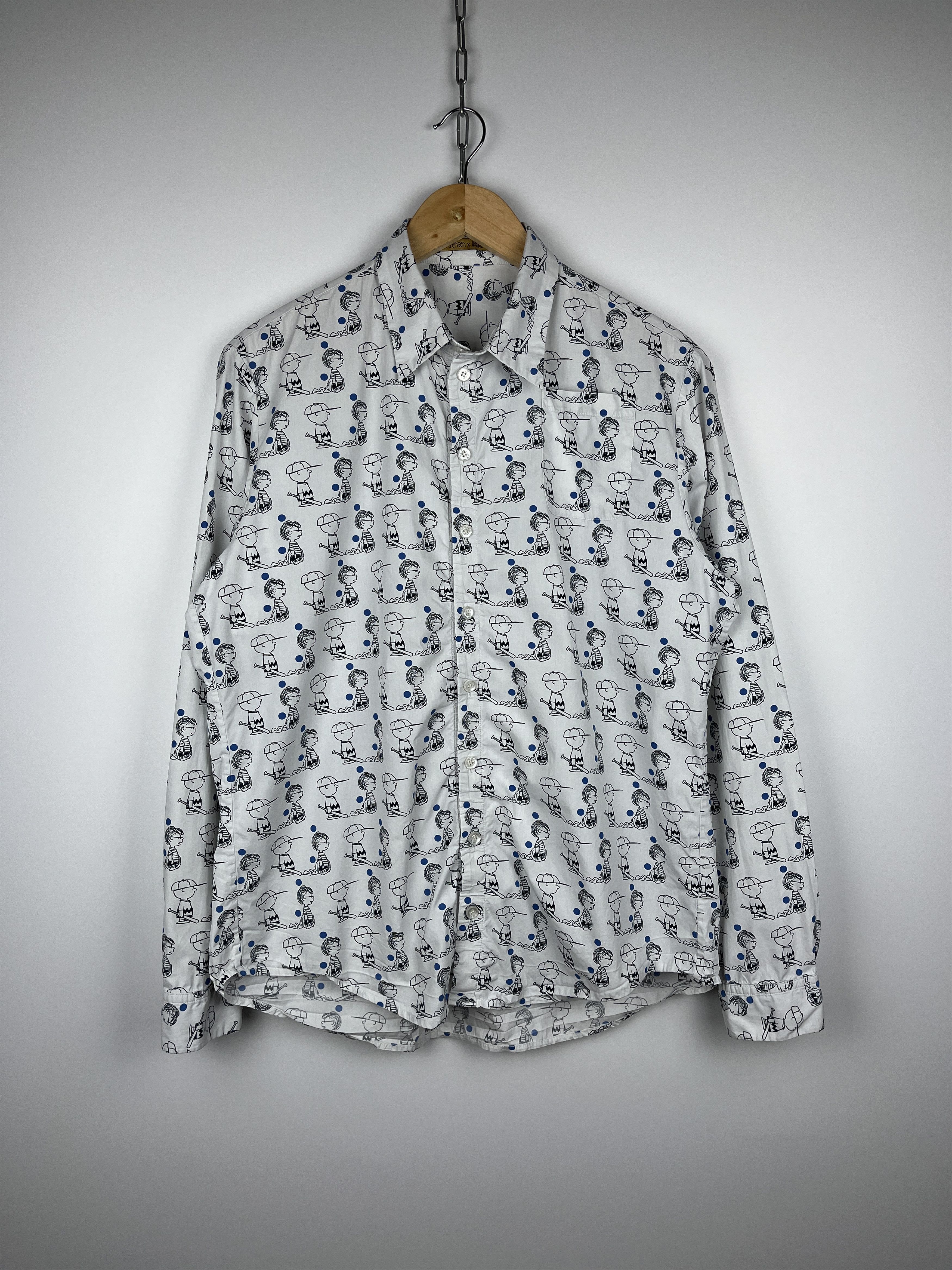 Peanuts Peter Jensen x Peanuts Long Sleeve Shirt Size fits to M Size US M / EU 48-50 / 2 - 3 Thumbnail