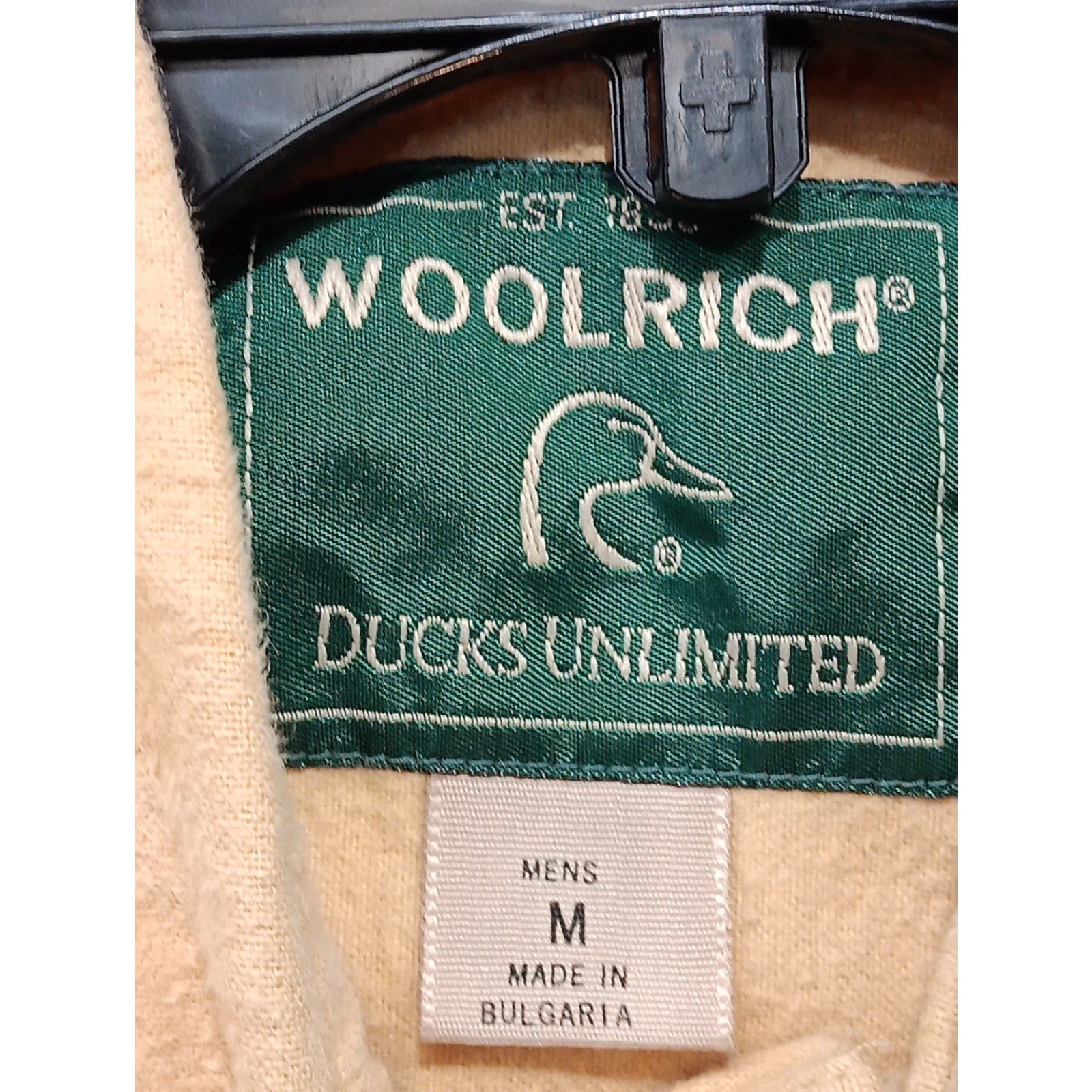 Vintage VINTAGE Woolrich Ducks Unlimited Shirt Mens M Brown Tan Long Sleeve Heavyweight Flannel Button-Up Collared Pockets outdoor Size US M / EU 48-50 / 2 - 6 Thumbnail