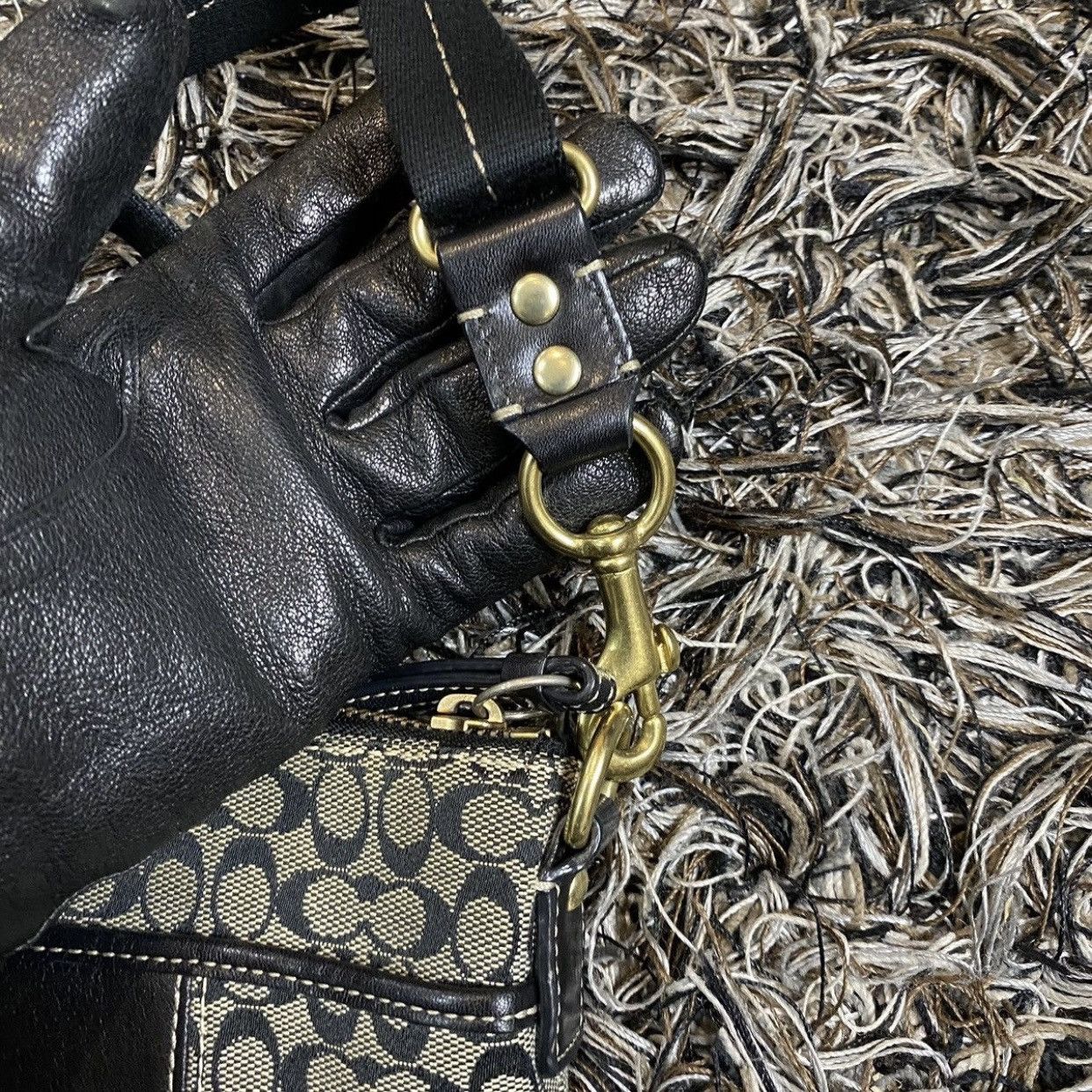 Coach Authentic Coach Monogram Small Crossover Bag Pocket Book Size ONE SIZE - 8 Thumbnail