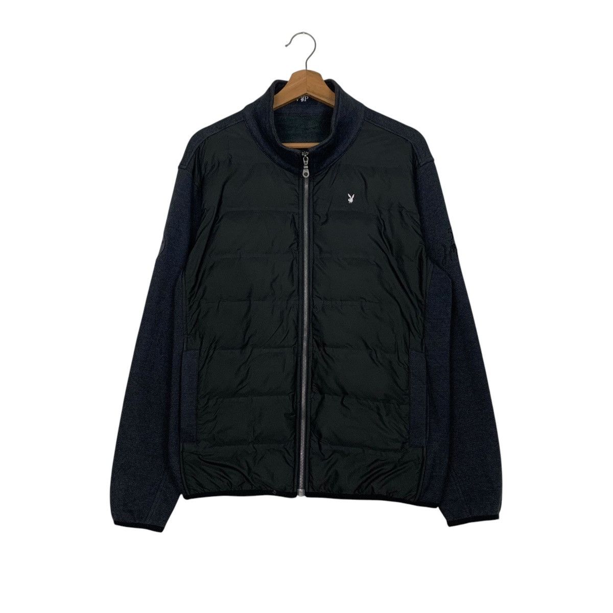 Playboy PLAYBOY Puffer Hybrid Bomber Jacket #2791-C126 Size US L / EU 52-54 / 3 - 1 Thumbnail
