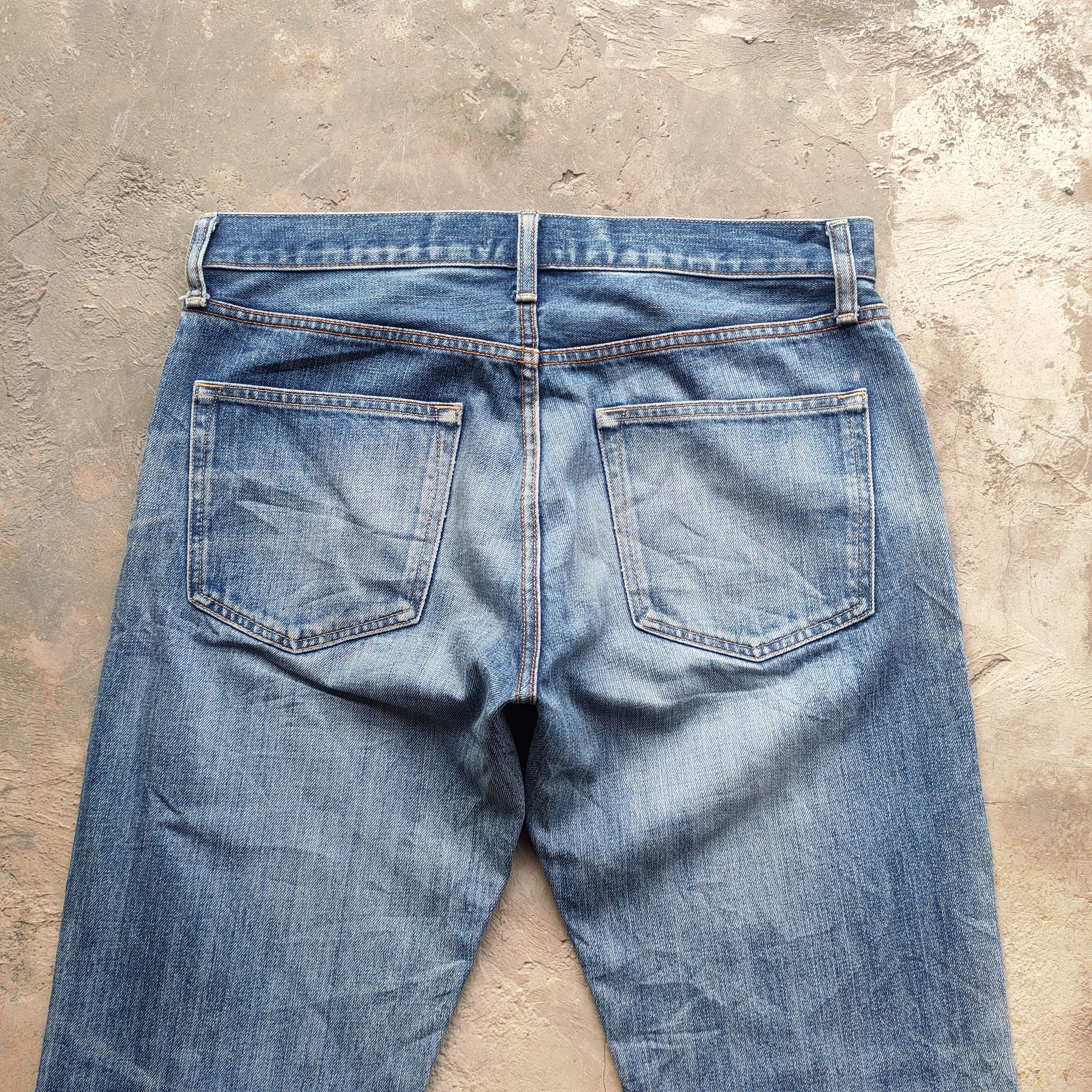 Japanese Brand × Vintage VINTAGE JAPANESE FADED DISTRESSED JEAN DENIM PANTS Size US 32 / EU 48 - 9 Thumbnail