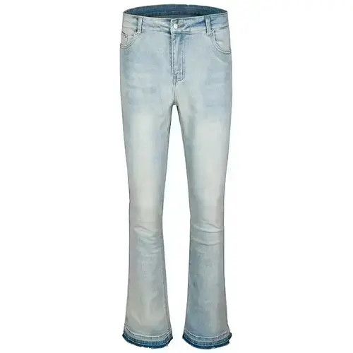 Designer × Japanese Brand × Vintage hiphop faded distressed flared jeans Size US 34 / EU 50 - 4 Thumbnail
