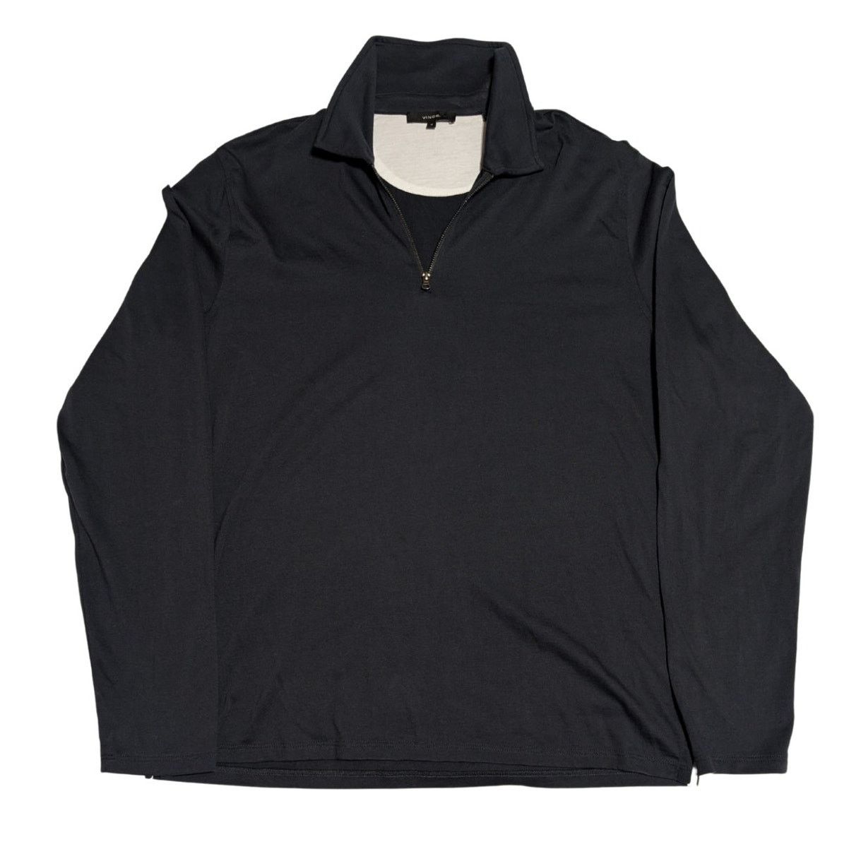 Vince Vince Pima Cotton Quarter Zip Long Sleeves Sweatshirt USED Size US M / EU 48-50 / 2 - 5 Thumbnail