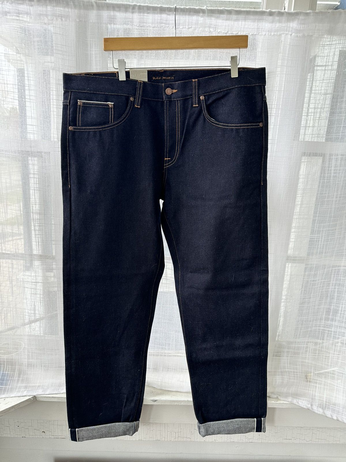 image of Nudie Jeans Gritty Jackson Jean in Blue, Men's (Size 38)