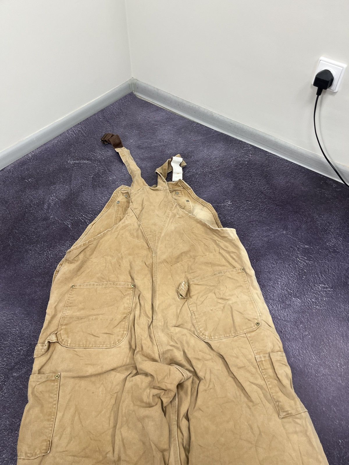 Carhartt Vintage 90s Carhartt Work Faded Y2K Baggy Overall Size US 40 / EU 56 - 11 Thumbnail