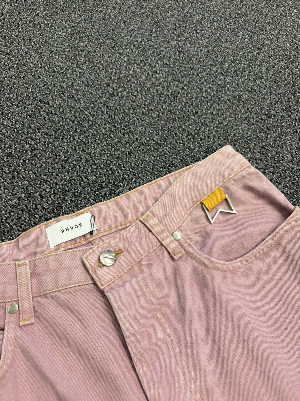 Rhude Rhude Jeans (Pink/Purple) Size US 34 / EU 50 - 3 Thumbnail