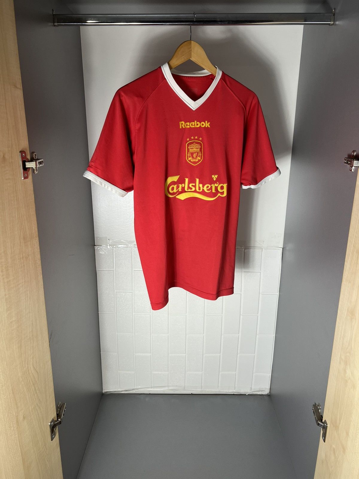 Reebok VINTAGE REEBOK FC LIVERPOOL ENGLAND SOCCER JERSEY RETRO 90s Size US M / EU 48-50 / 2 - 3 Thumbnail
