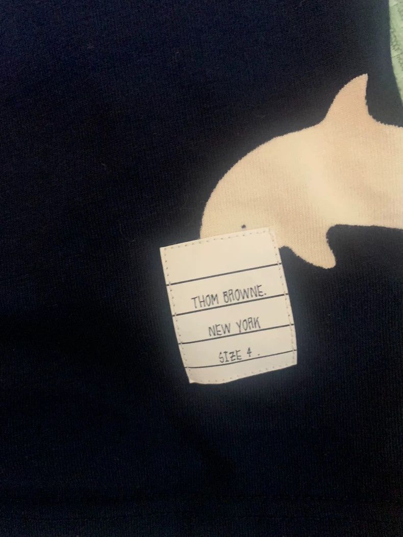 Thom Browne Thom Browne Blue dolphin shorts Size US XL / EU 56 / 4 - 4 Thumbnail