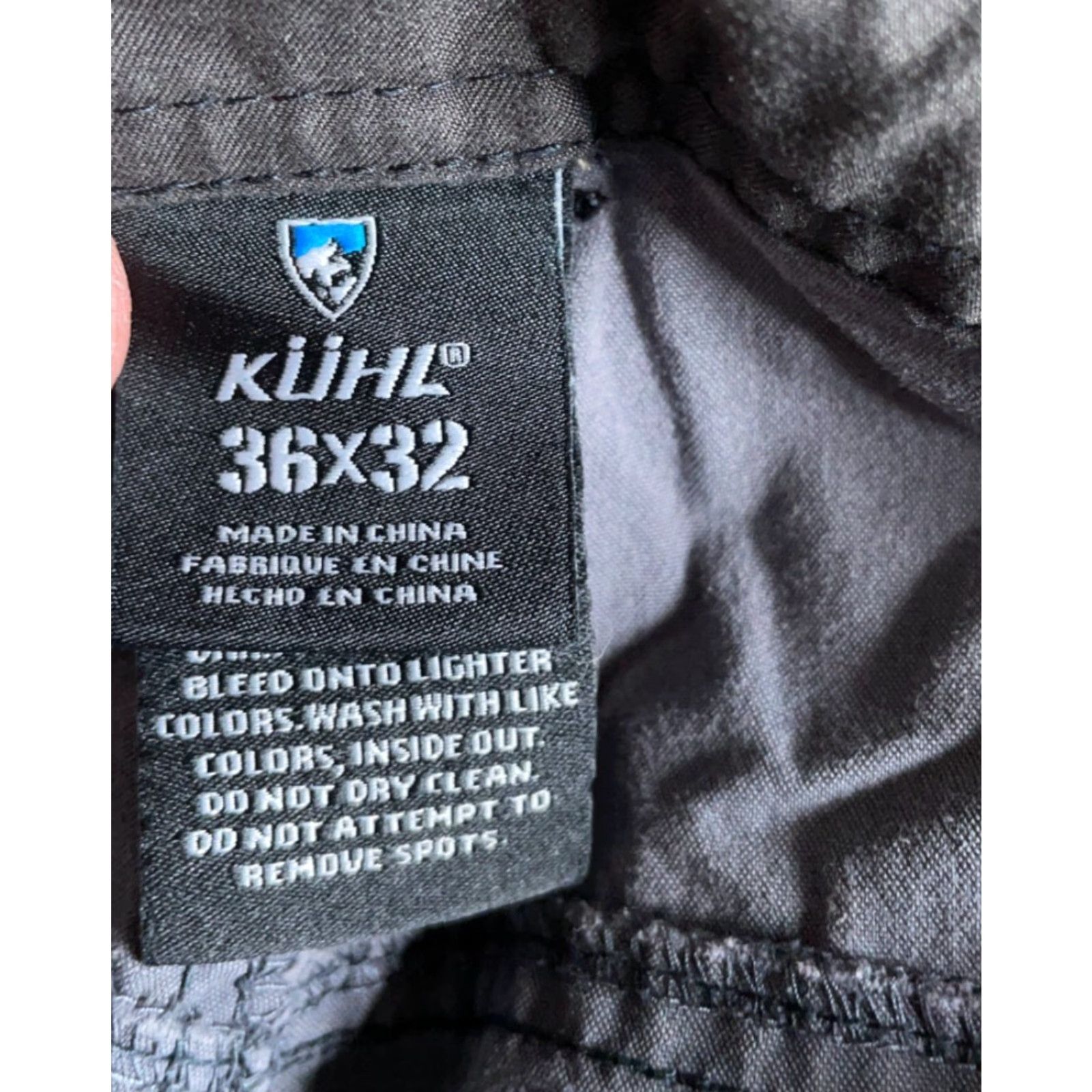 Vintage Kuhl Revolvr Pants Men's 36 x 32 Dark Gray Vintage Patina Dye 5232 (with flaw) Size US 36 / EU 52 - 3 Thumbnail