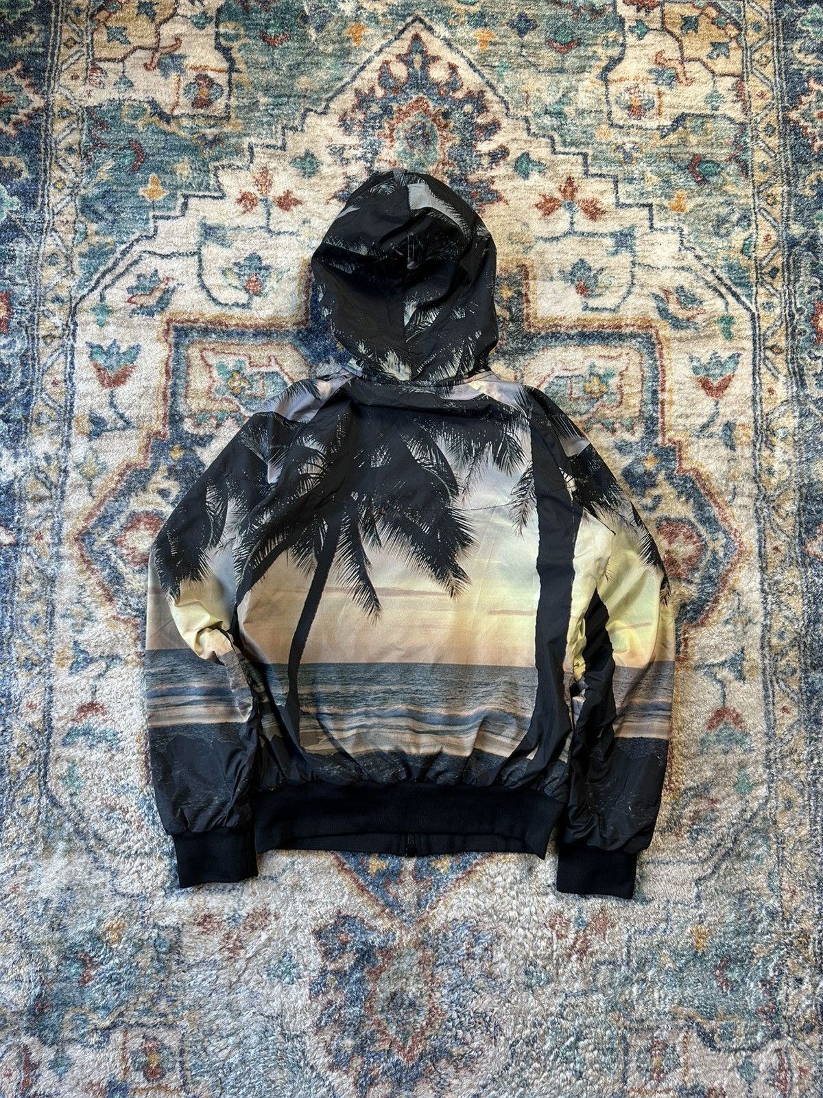 Nike Nike Beach All Over Print Zip-up Hoodie Jacket Medium Size M / US 6-8 / IT 42-44 - 2 Thumbnail