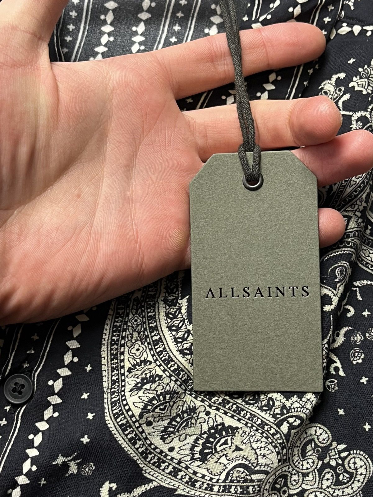 Allsaints Designer Allsaints Bandana Hawaii crazy oversize shirt Size US L / EU 52-54 / 3 - 22 Thumbnail