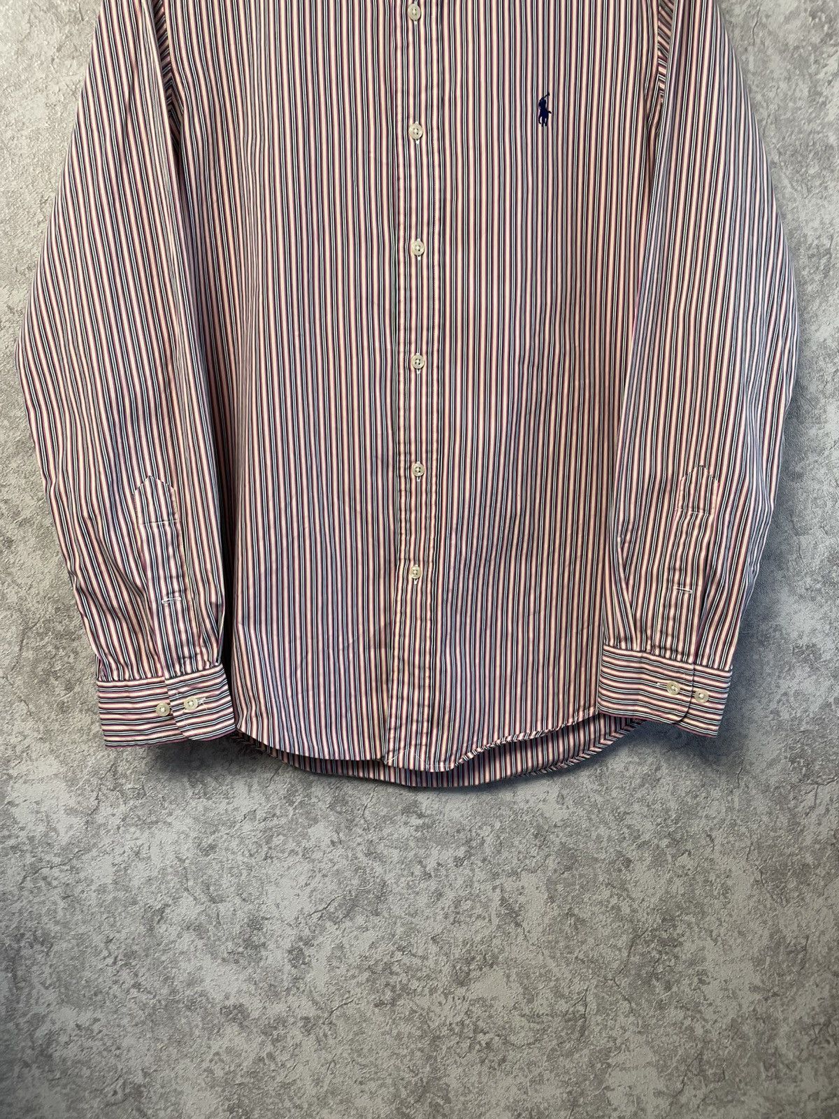 Polo Ralph Lauren Vintage Polo Ralph Lauren Striped Long Sleeve ButtonUp Shirt Size US S / EU 44-46 / 1 - 3 Thumbnail