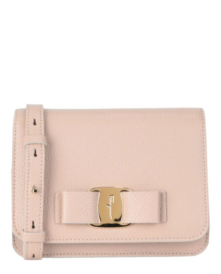 Salvatore Ferragamo o1s1rm0325 Size: OS / Leather-Cross-Body in Light Pink Size ONE SIZE - 1 Thumbnail