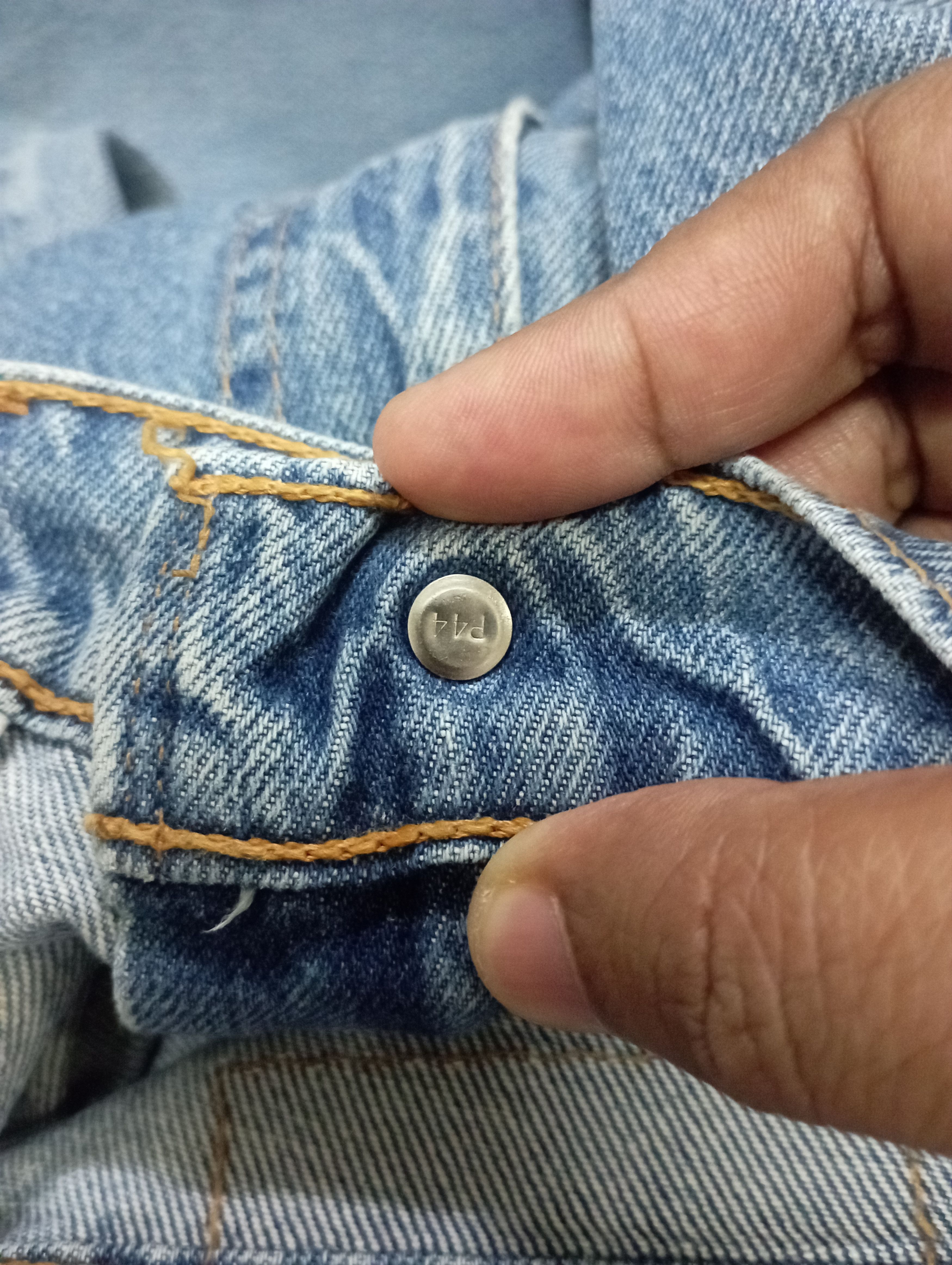 Levi's Vintage Levi's 607 Orange Tabs Stone Wash Distressed Jeans Size US 31 - 17 Thumbnail