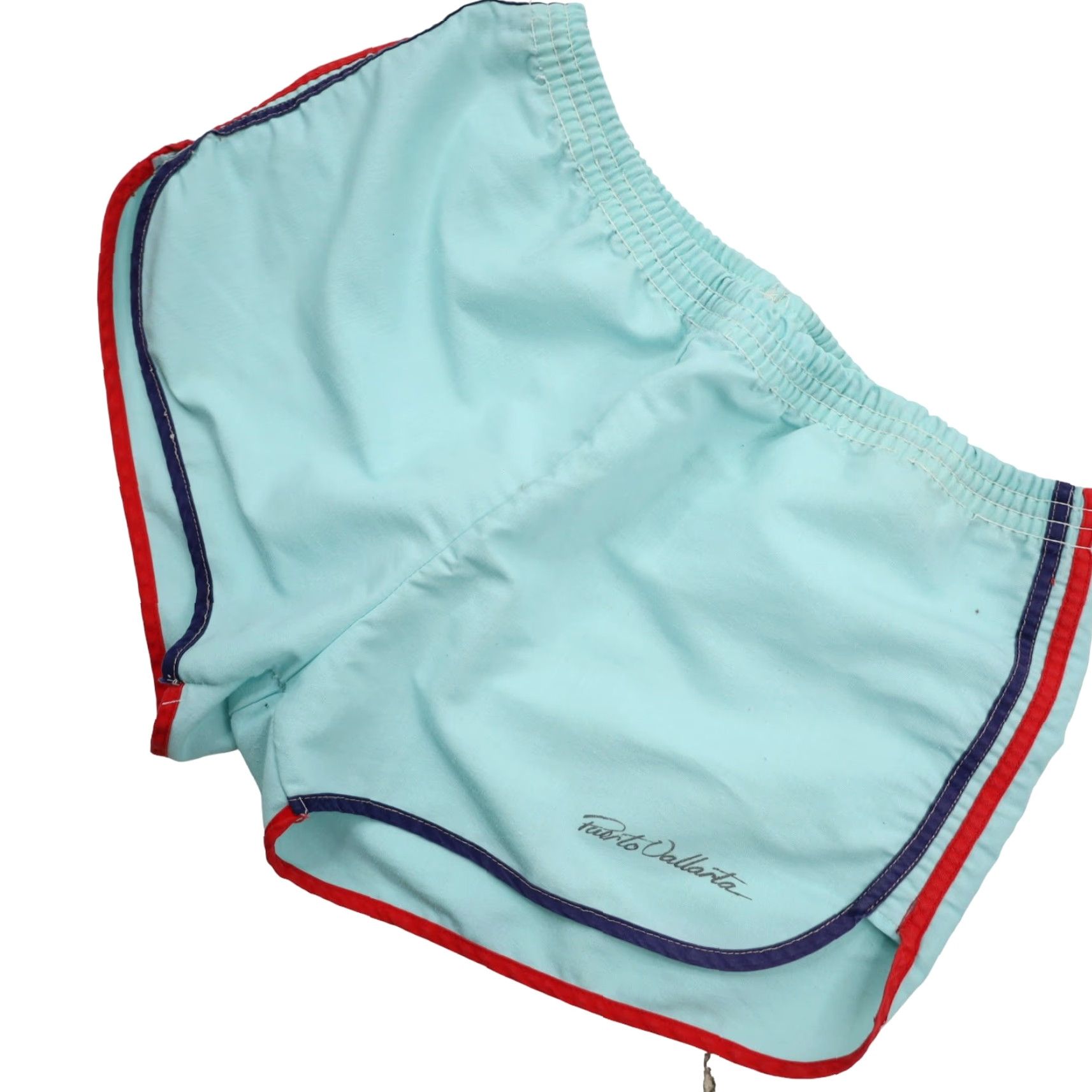 Vintage VINTAGE Womens Medium Polyester Running Short Shorts Blue Size 32" / US 10 / IT 46 - 3 Thumbnail