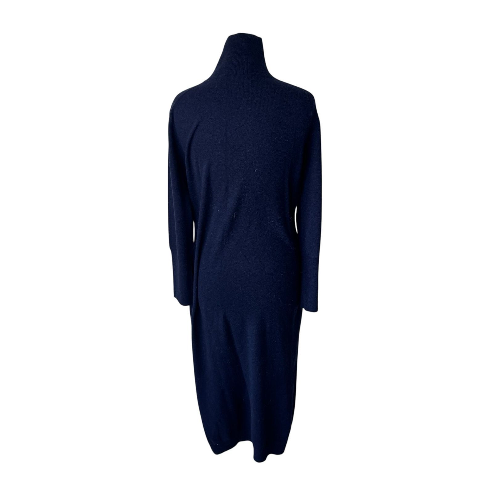 NAADAM NAADAM 100% Cashmere Turtleneck Sweater Dress Black Large Size L / US 10 / IT 46 - 5 Thumbnail