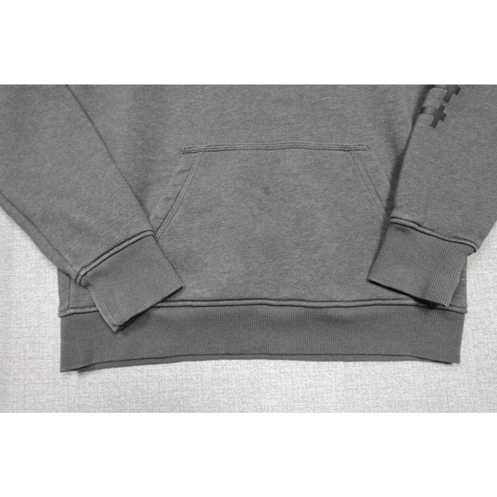 Carhartt Carhartt Sweatshirt Womens M Gray Pullover Hooded Logo Fleece Soft Outdoor Activewear Sweatshirt Women Adult Medium Gray Carhartt Logo) Size M / US 6-8 / IT 42-44 - 3 Thumbnail