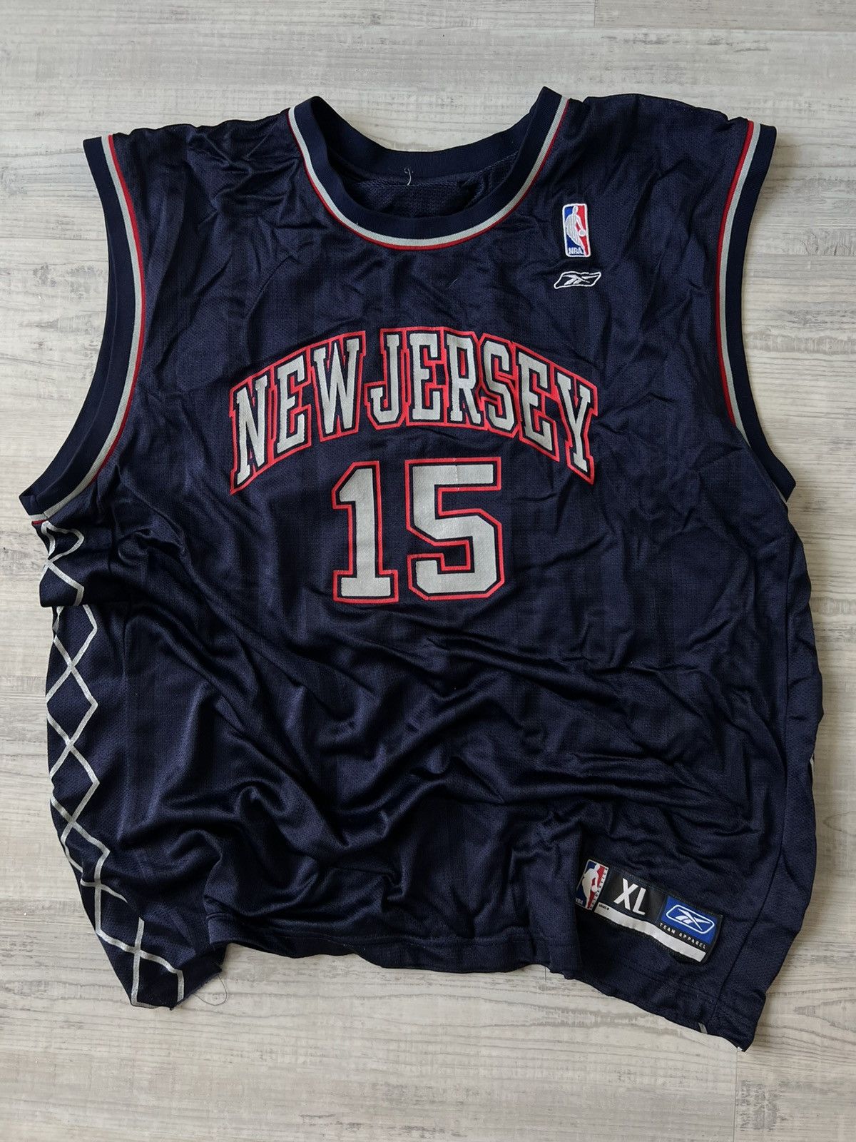 Vintage Vintage Reebok New Jersey Nets Vince Carter NBA Jersey Size US XL / EU 56 / 4 - 1 Thumbnail