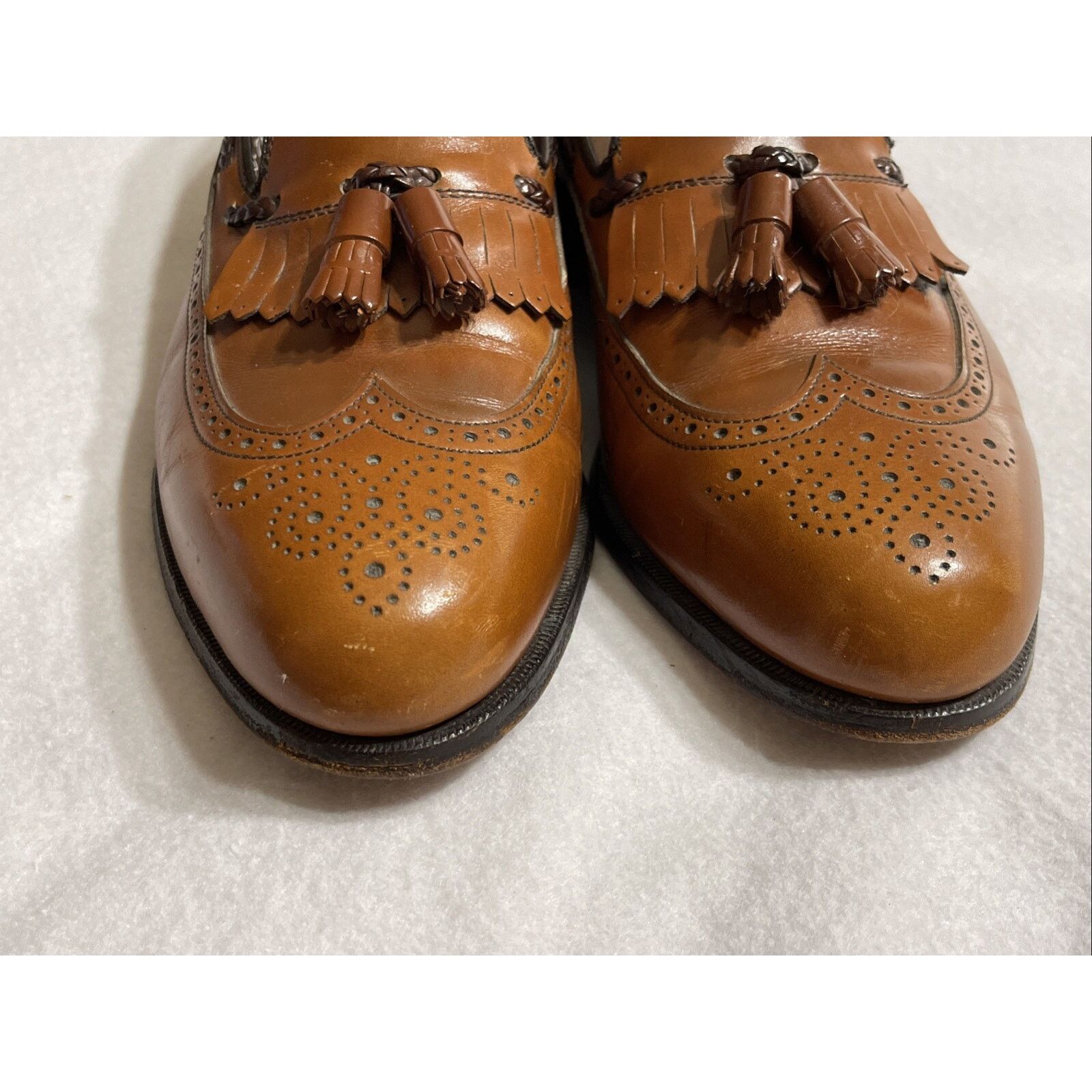 Footjoy Foot-joy Classics Brown Dress Loafers Tassel Men’s 10E Size US 10 / EU 43 - 8 Thumbnail