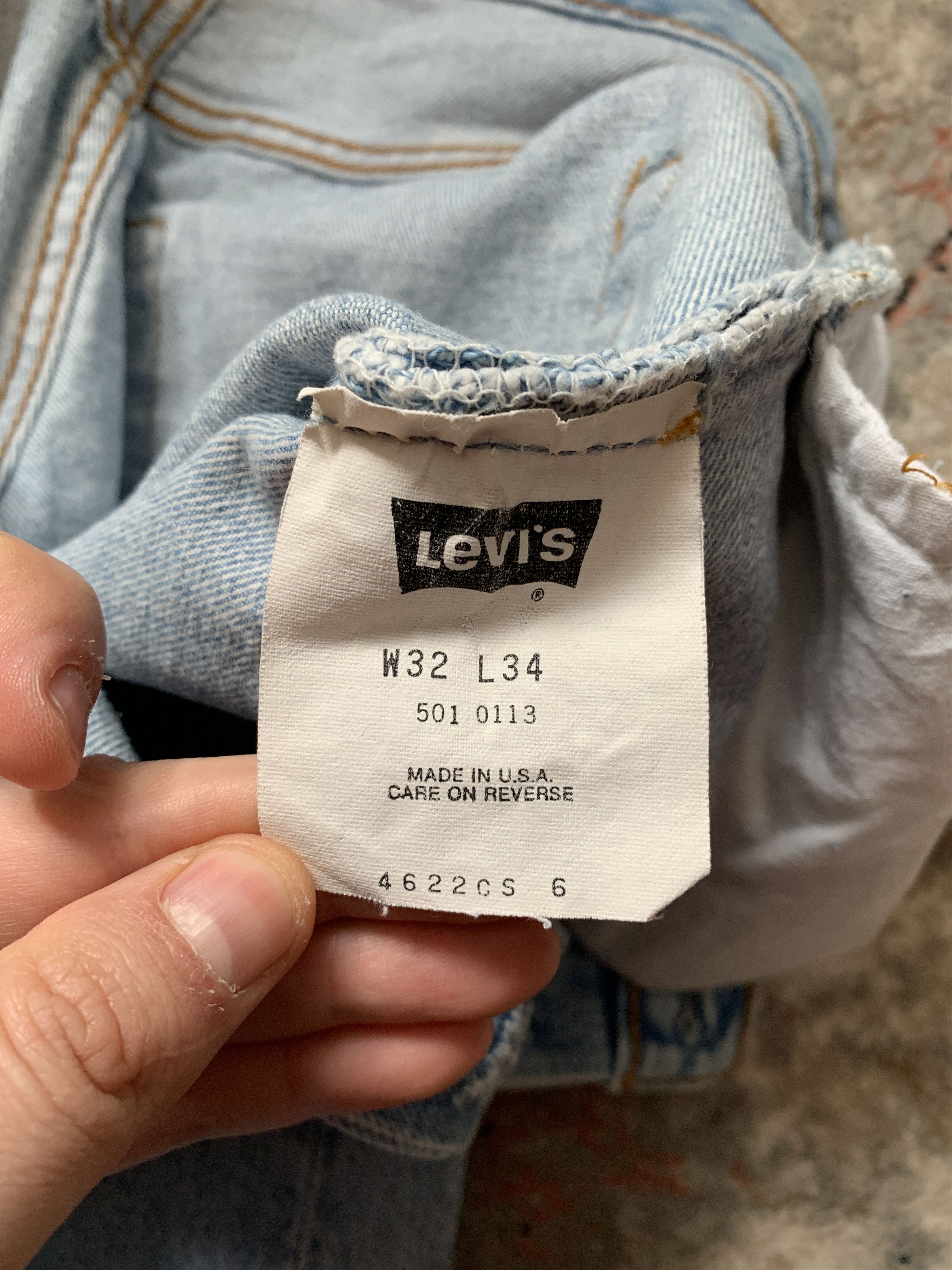 Levi's Vintage Clothing Levi's 501 Vintage Made In USA Jeans Size US 32 / EU 48 - 5 Thumbnail