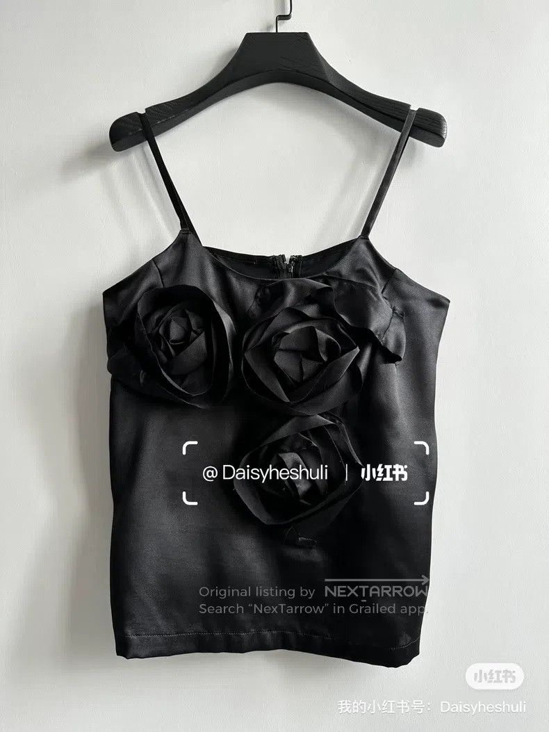 Comme des Garcons Comme Des Garcons Rose flower off-shoulder top Size M / US 6-8 / IT 42-44 - 3 Thumbnail