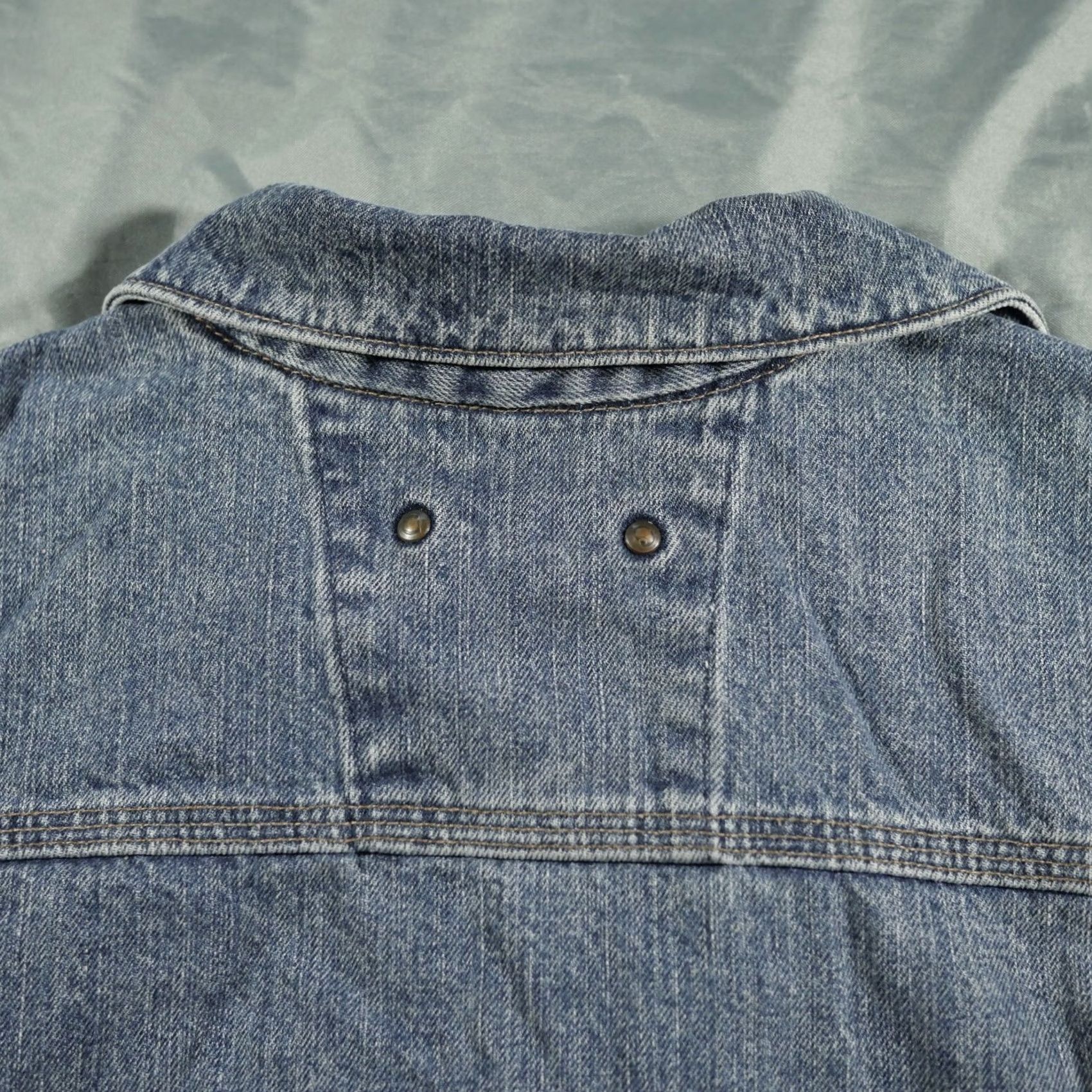 Carhartt VINTAGE Carhartt Jacket Mens 2XL Blue Denim Trucker Workwear Casual J186 Size US XXL / EU 58 / 5 - 4 Thumbnail