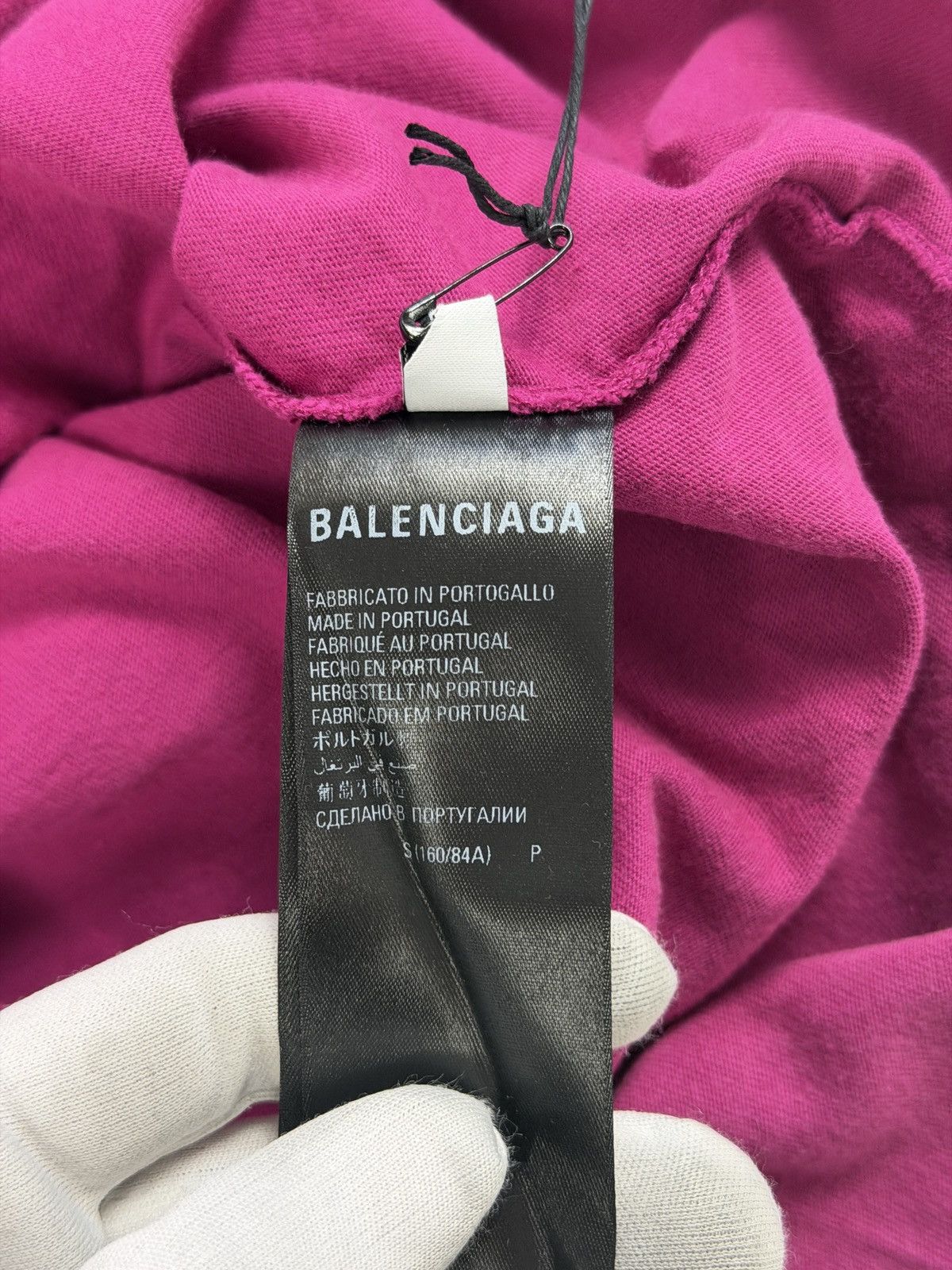 Balenciaga Balenciaga Hand Script Logo Tee Shirt Size US S / EU 44-46 / 1 - 6 Thumbnail