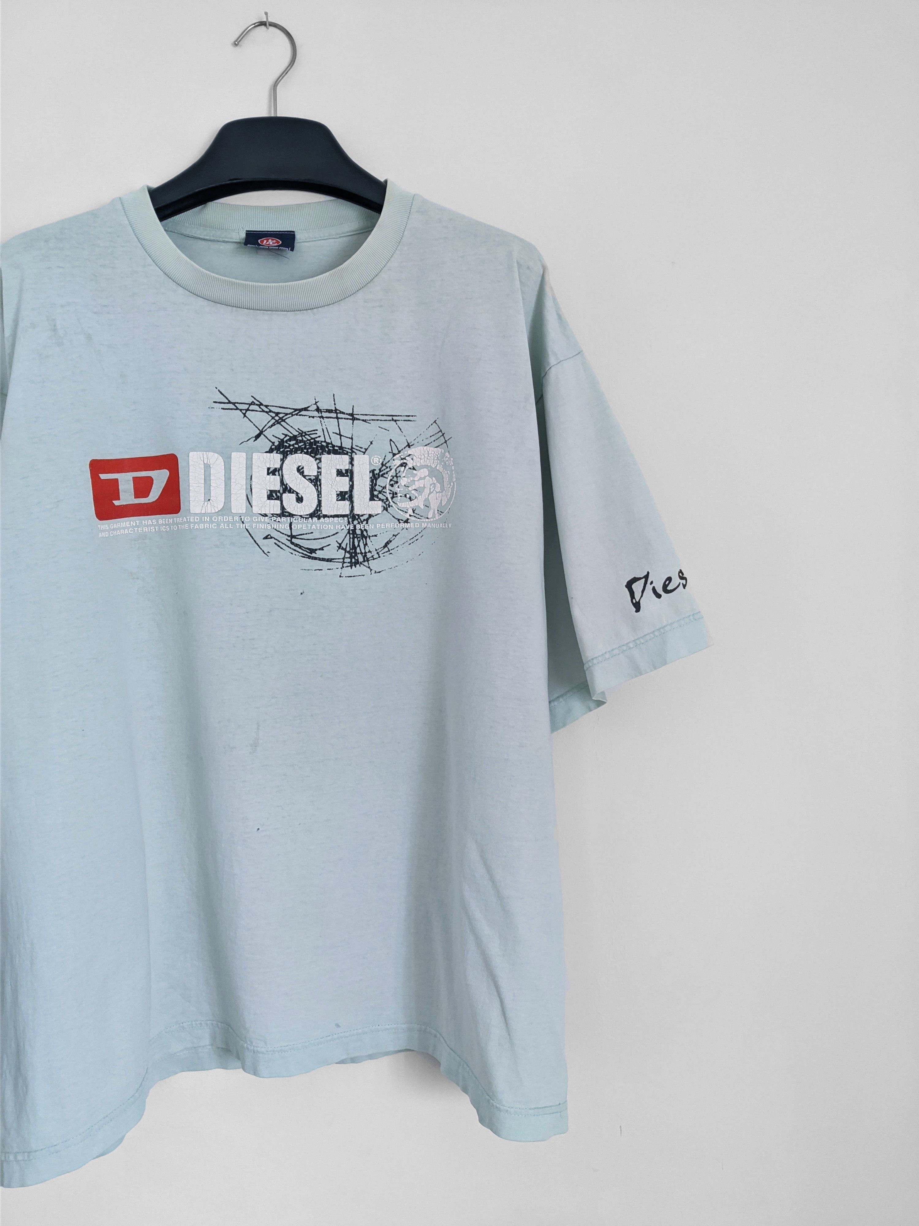 Diesel Vintage Diesel tshirt big logo 90s Size US XL / EU 56 / 4 - 5 Thumbnail