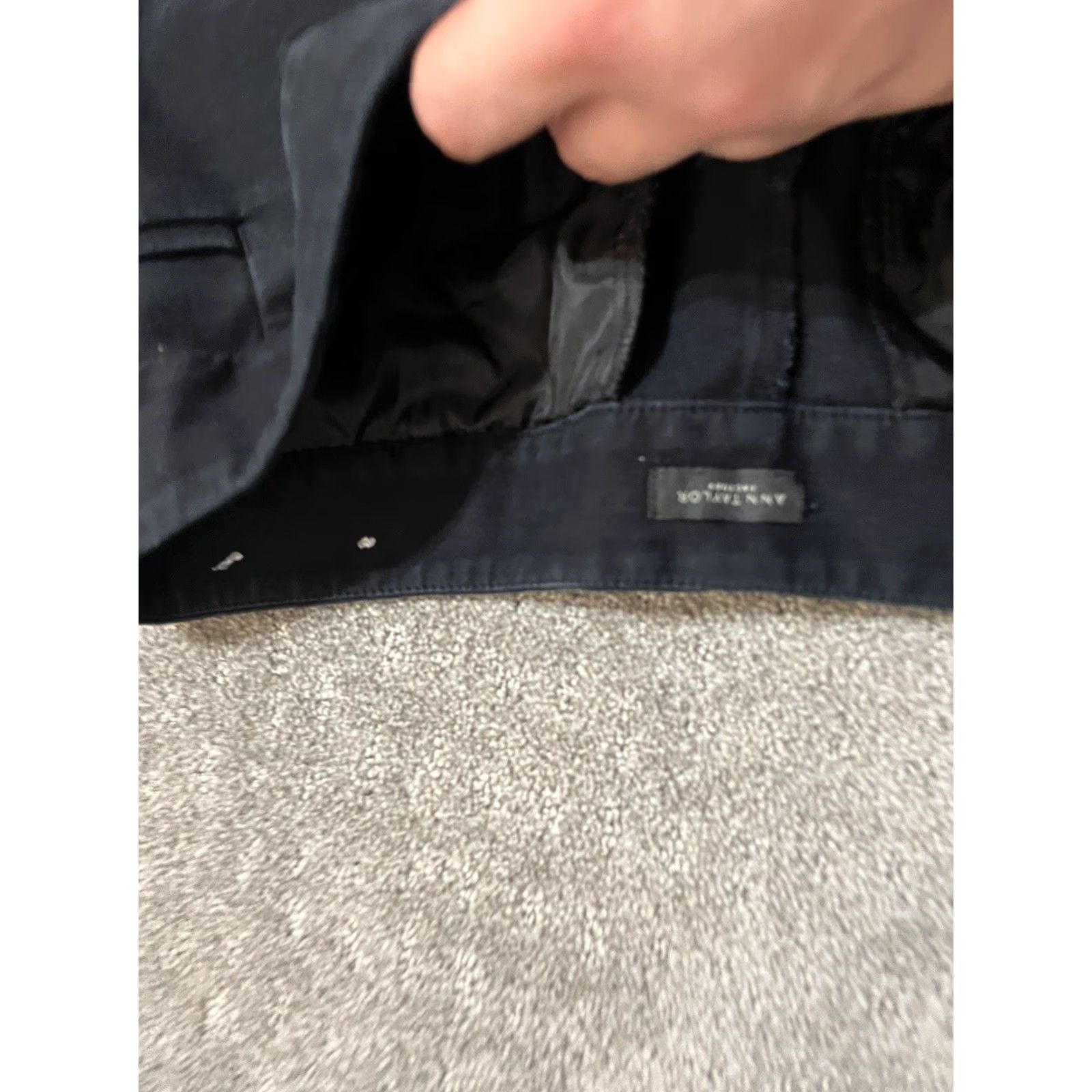 Ann Taylor Ann Taylor Women's Black Capri Pants Margo Size 8 32x22 Stretch 2% Spandex Size 30" / US 8 / IT 44 - 5 Thumbnail