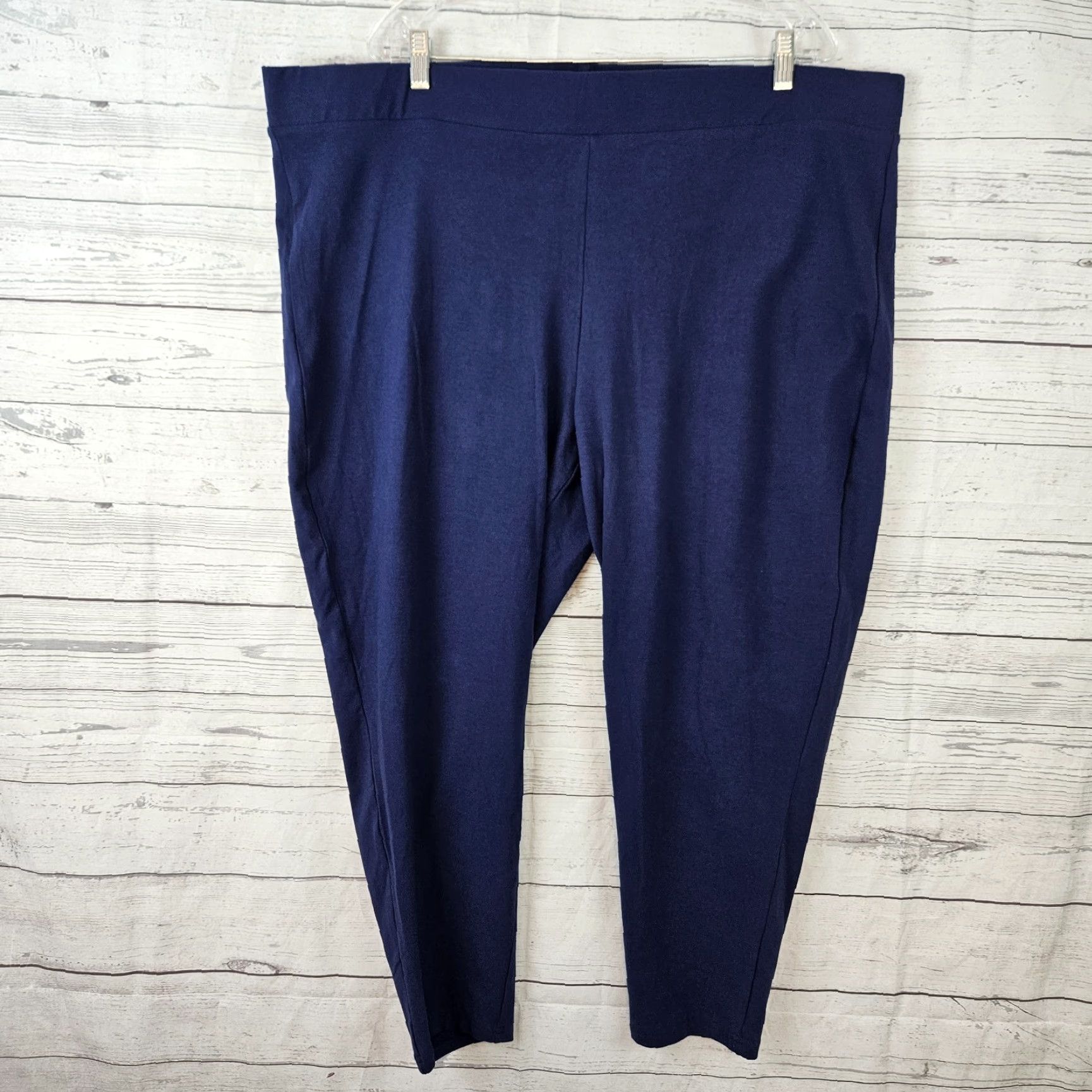 Torrid Torrid Leggings Womens Size 5 Cropped High Rise Blue Cotton Spandex Plus 25in Inseam 23in Waist Size 40" / US 18 - 2 Thumbnail