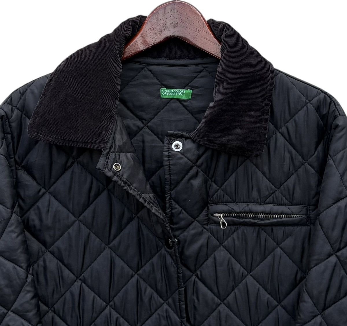 United Colors Of Benetton Ucob Benetton Quilted Jacket Size US S / EU 44-46 / 1 - 2 Thumbnail