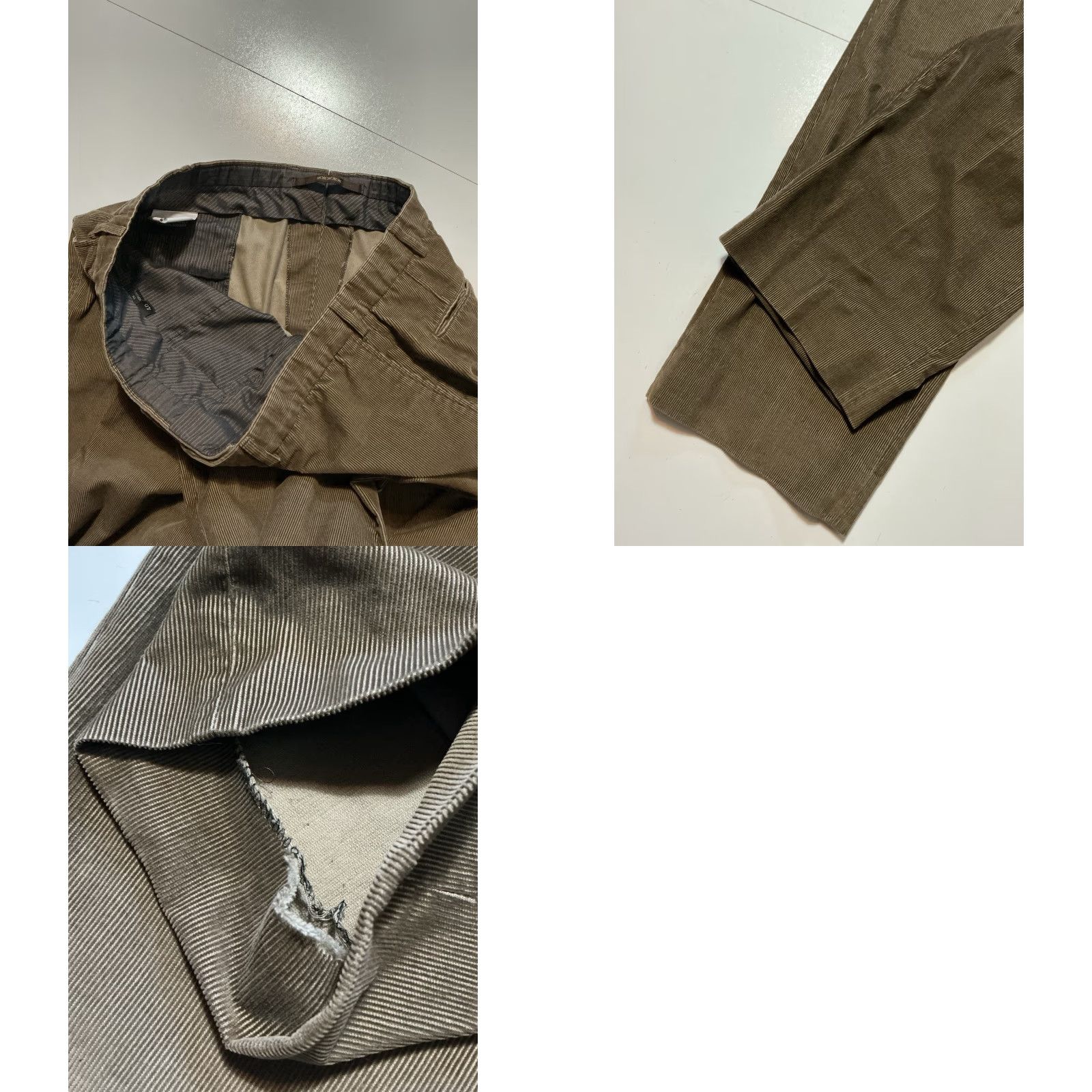 Ermenegildo Zegna Ermenegildo Zegna Brown Corduroy Classic Flat Front Mens Trouser Pants Sz. 40 Size US 40 / EU 56 - 8 Thumbnail