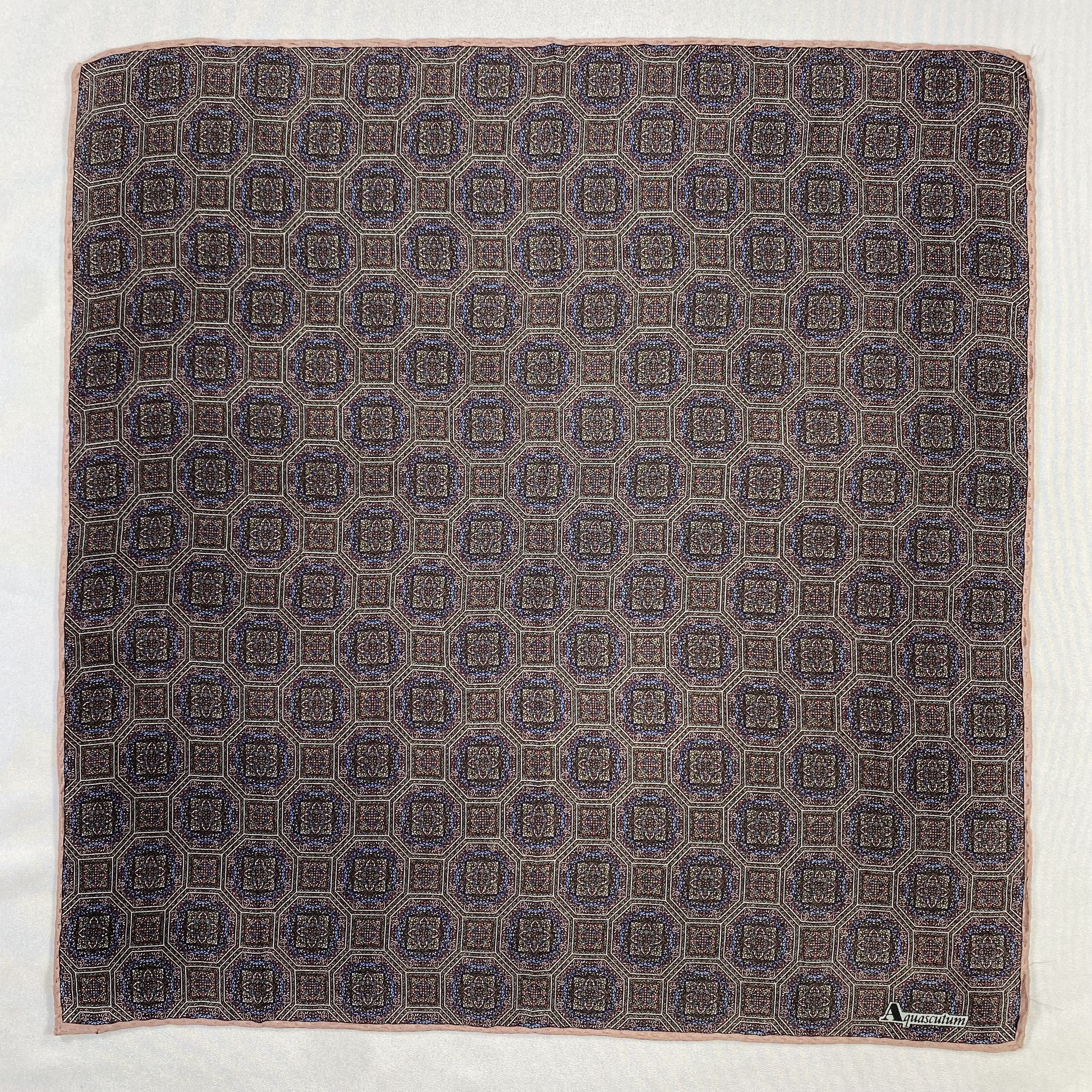 Aquascutum × Vintage Aquascutum Neckerchief / Bandana / Handkerchief-P1659 Size ONE SIZE - 1 Thumbnail