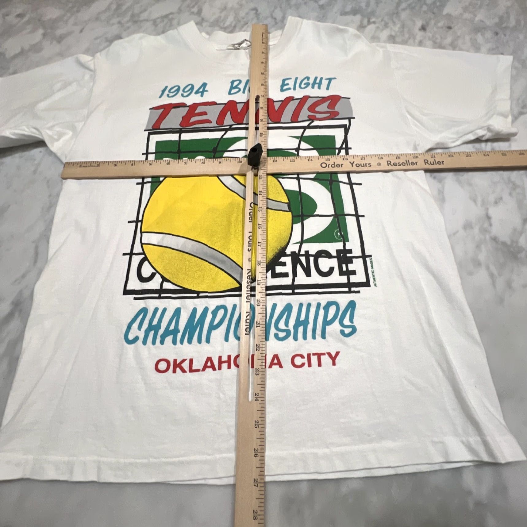 Champion VINTAGE 1994 Big 8 Tennis Champions t shirt Men XL single stitch Oklahoma City Nike Size US XL / EU 56 / 4 - 5 Thumbnail