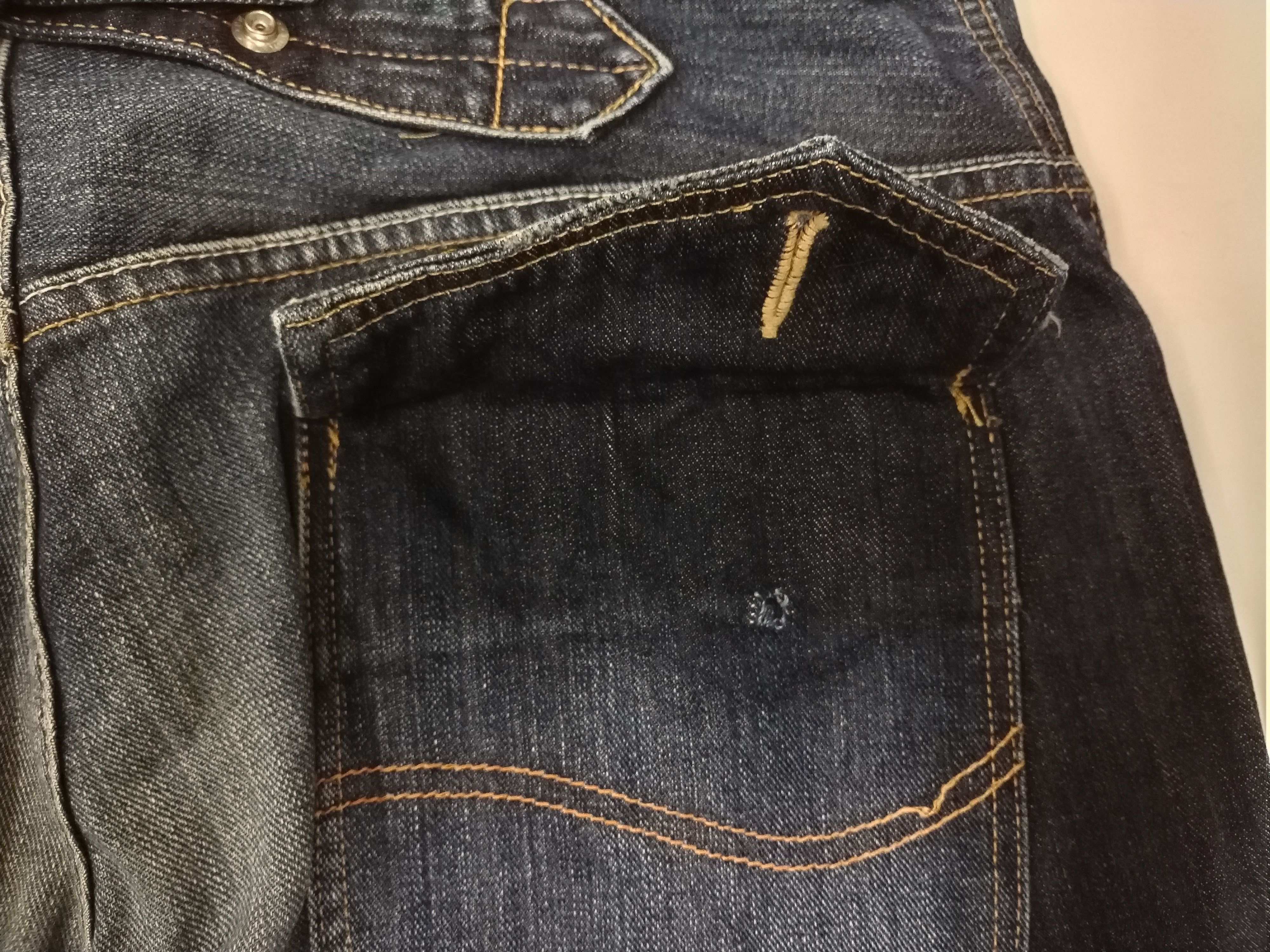 Japanese Brand × Jean × Lee Cool Awesome Lee Cowboy Distressed Design Engineered Jeans Size US 34 / EU 50 - 12 Thumbnail