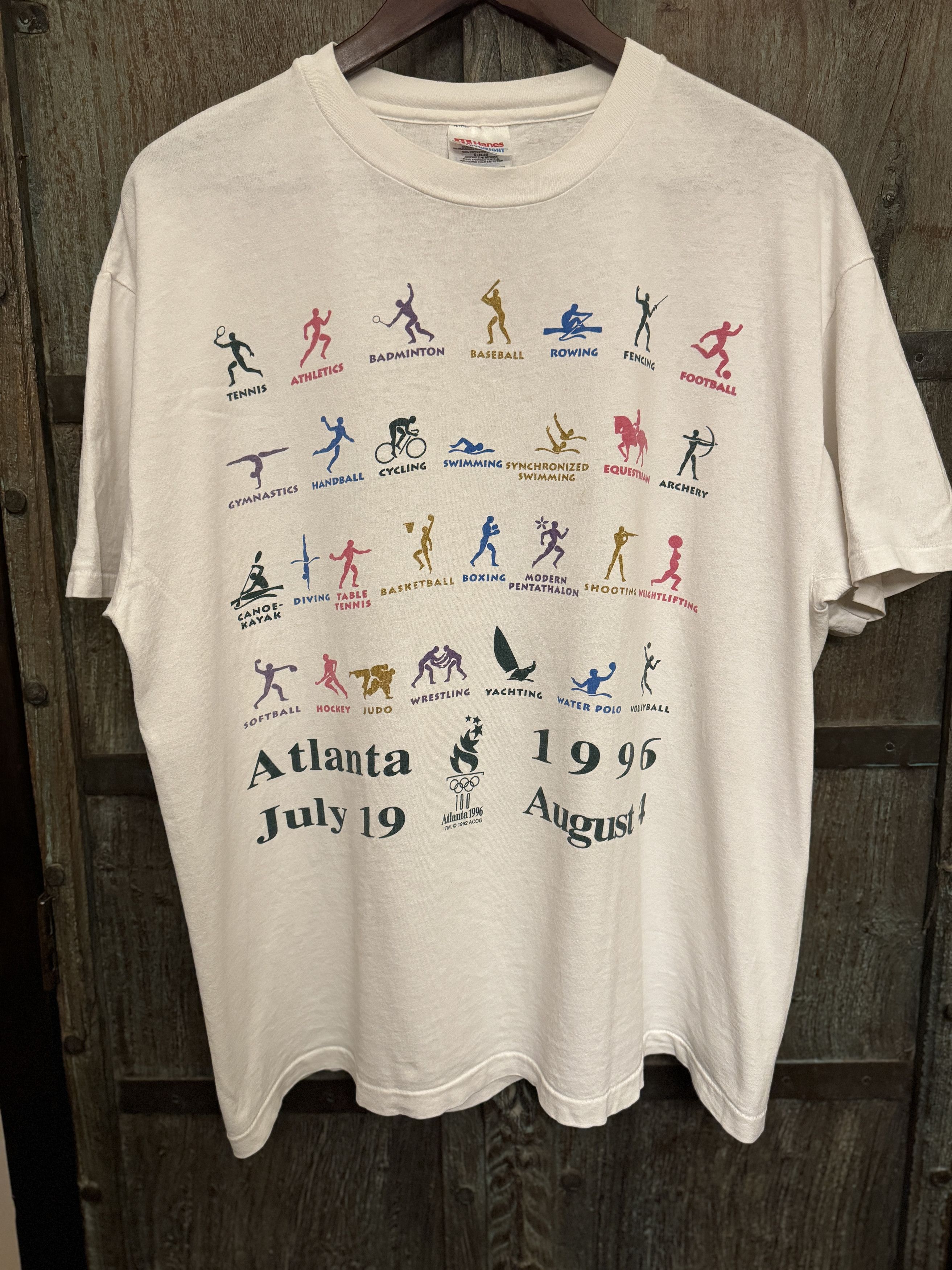 USA Olympics 1996 Atlanta Summer Olympics Shirt Size US L / EU 52-54 / 3 - 1 Thumbnail